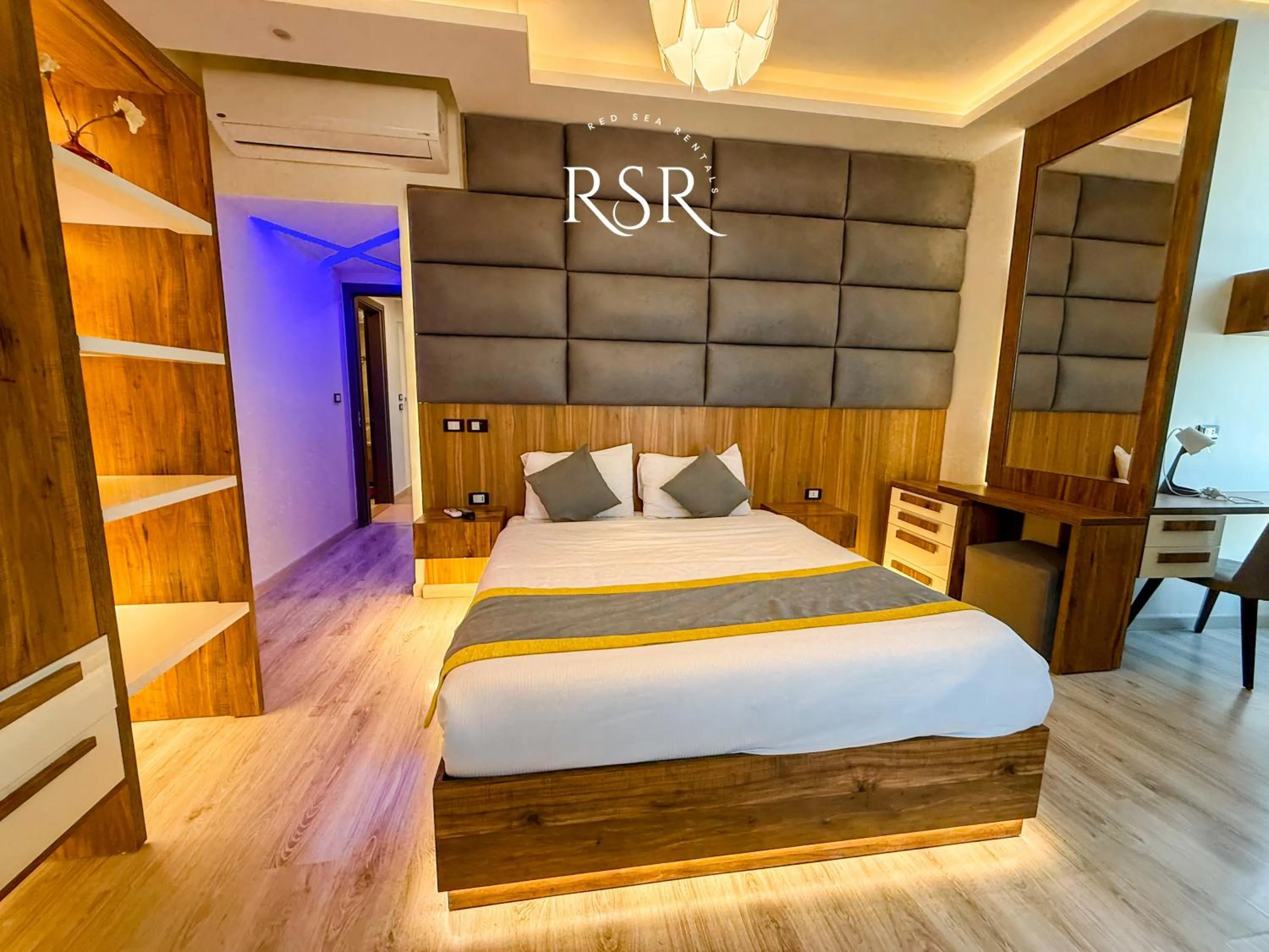 Bed in Elite Suites Hurghada