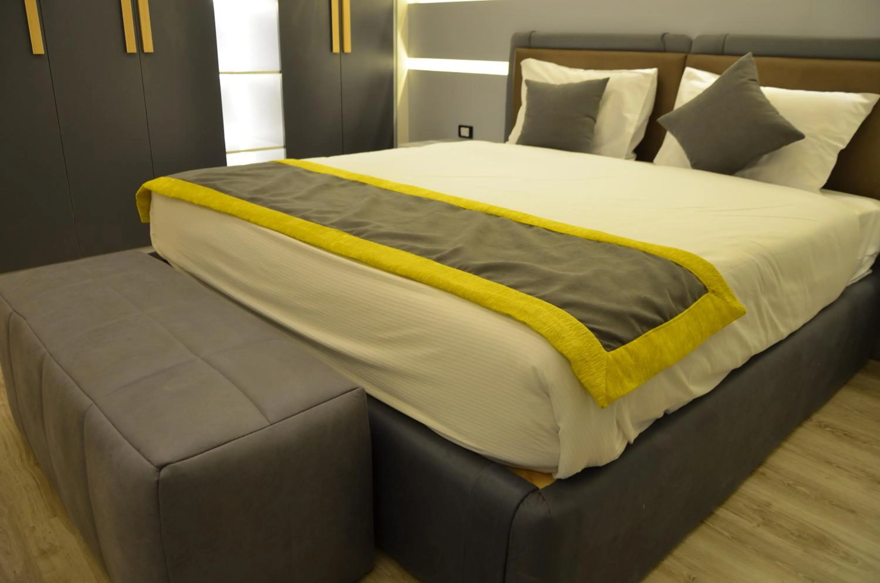 Bed in Elite Suites Hurghada