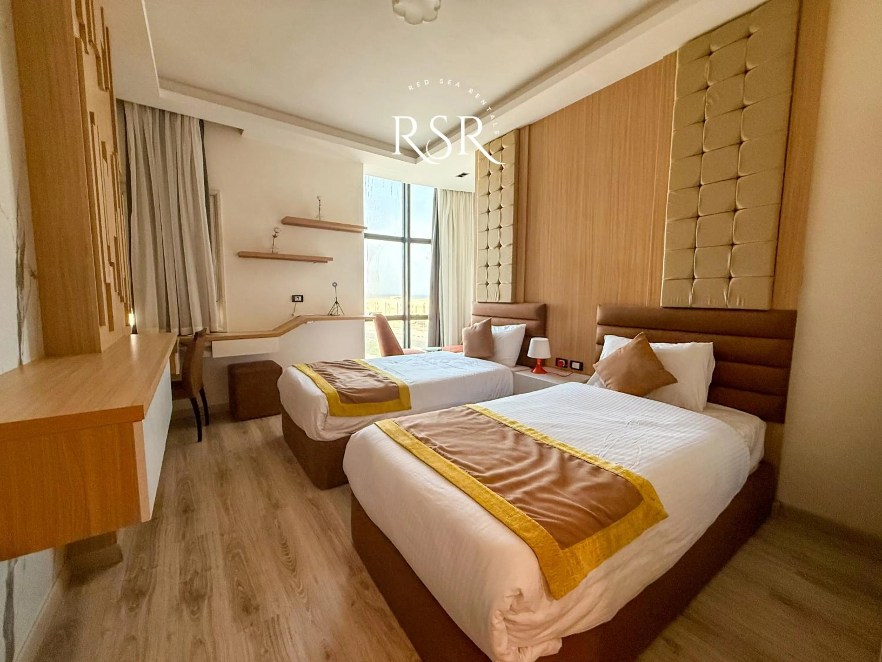 Bed in Elite Suites Hurghada