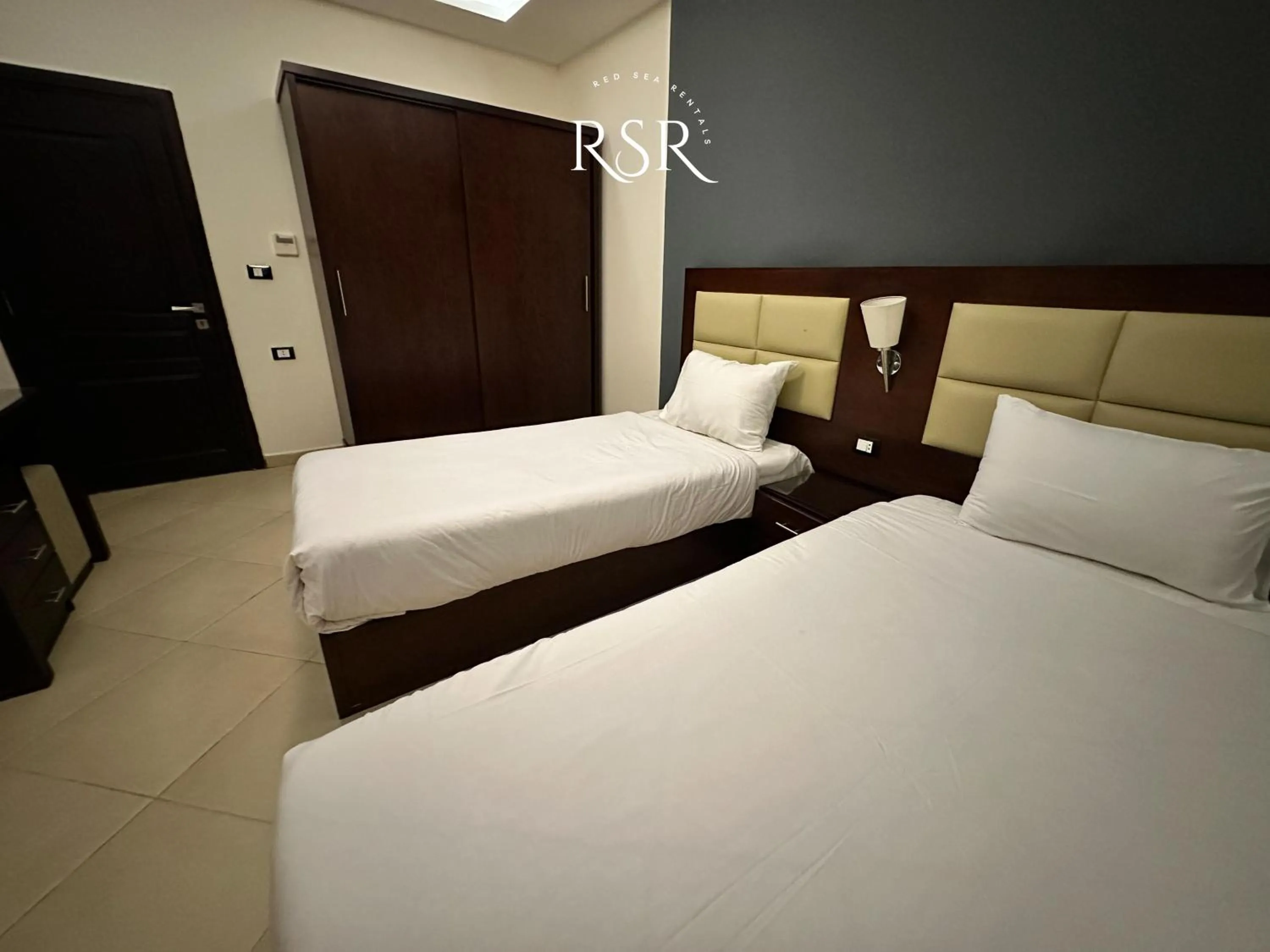 Bed in Elite Suites Hurghada