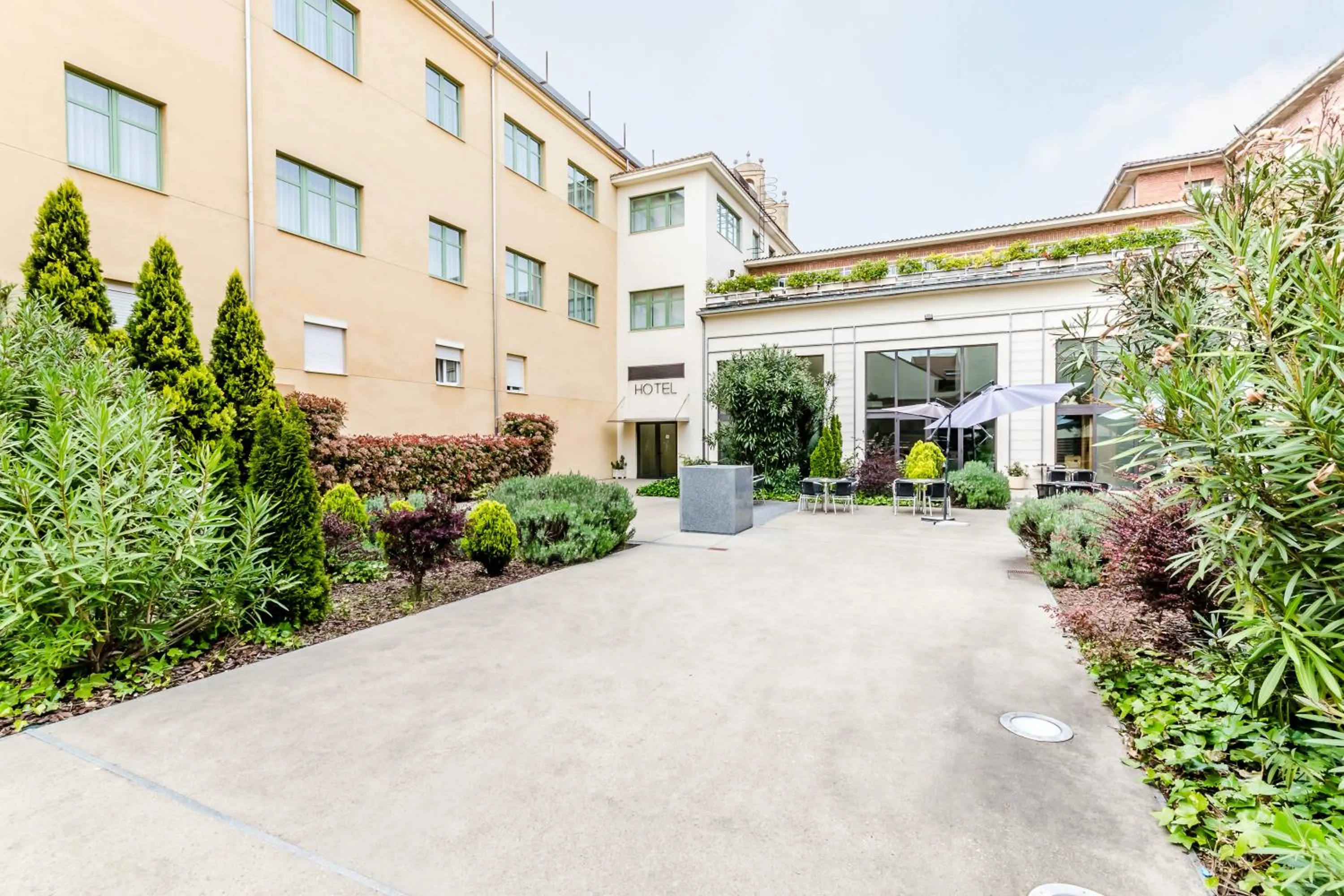 Garden in Hospedería Pax