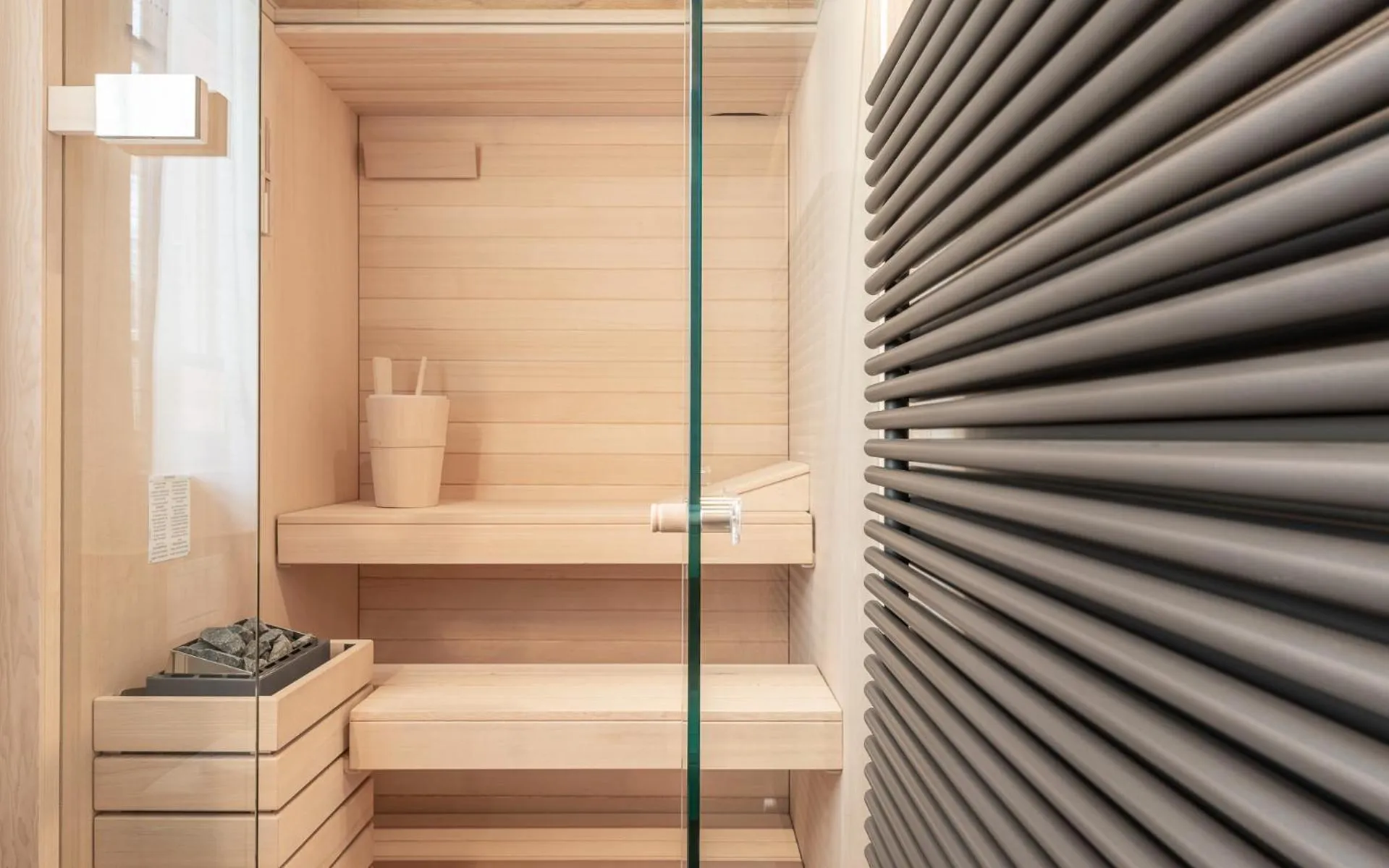 Sauna in Alla Stazion Locanda nelle Dolomiti