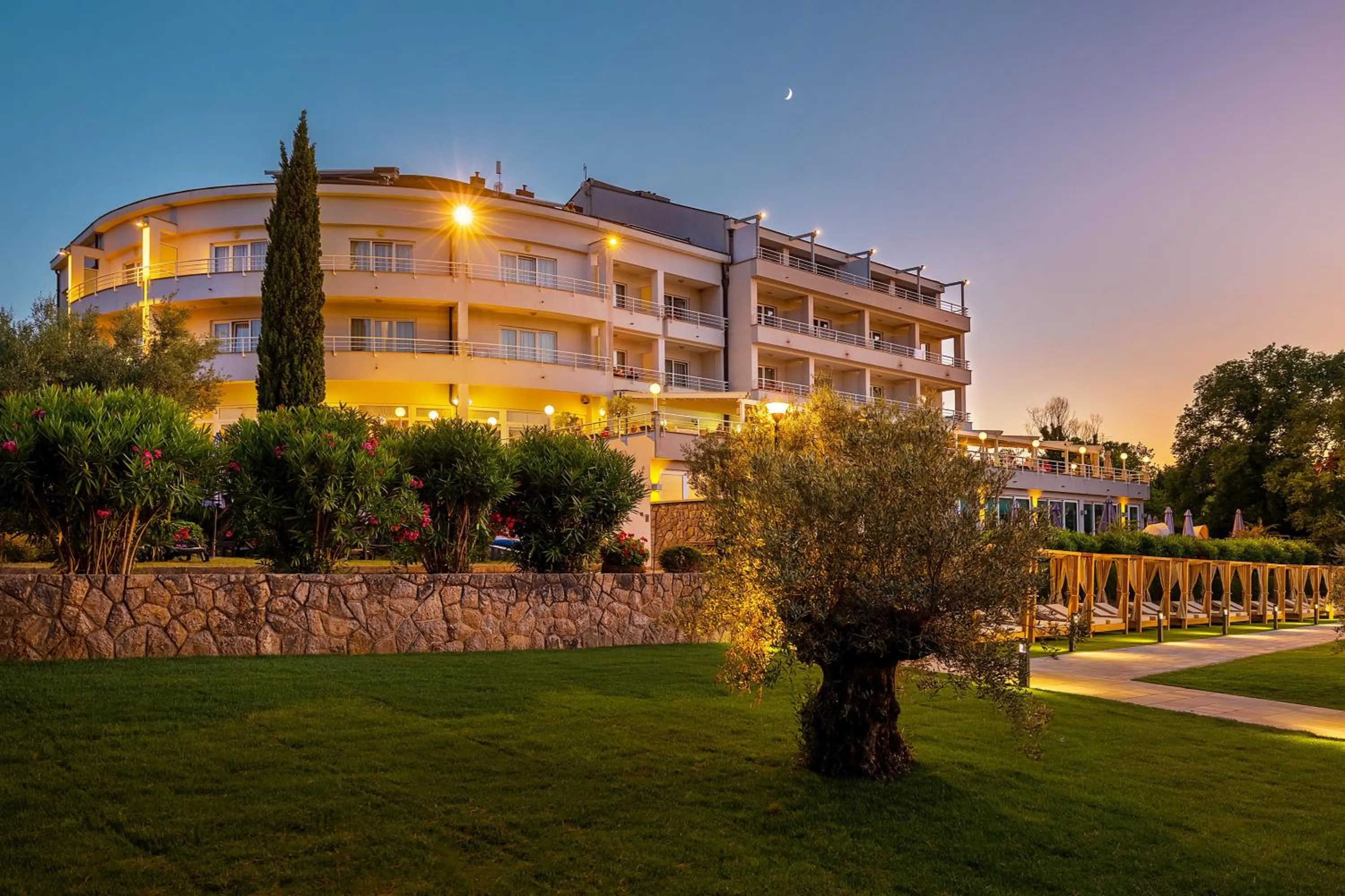 Garden view in Spa & Wellness Hotel Pinia