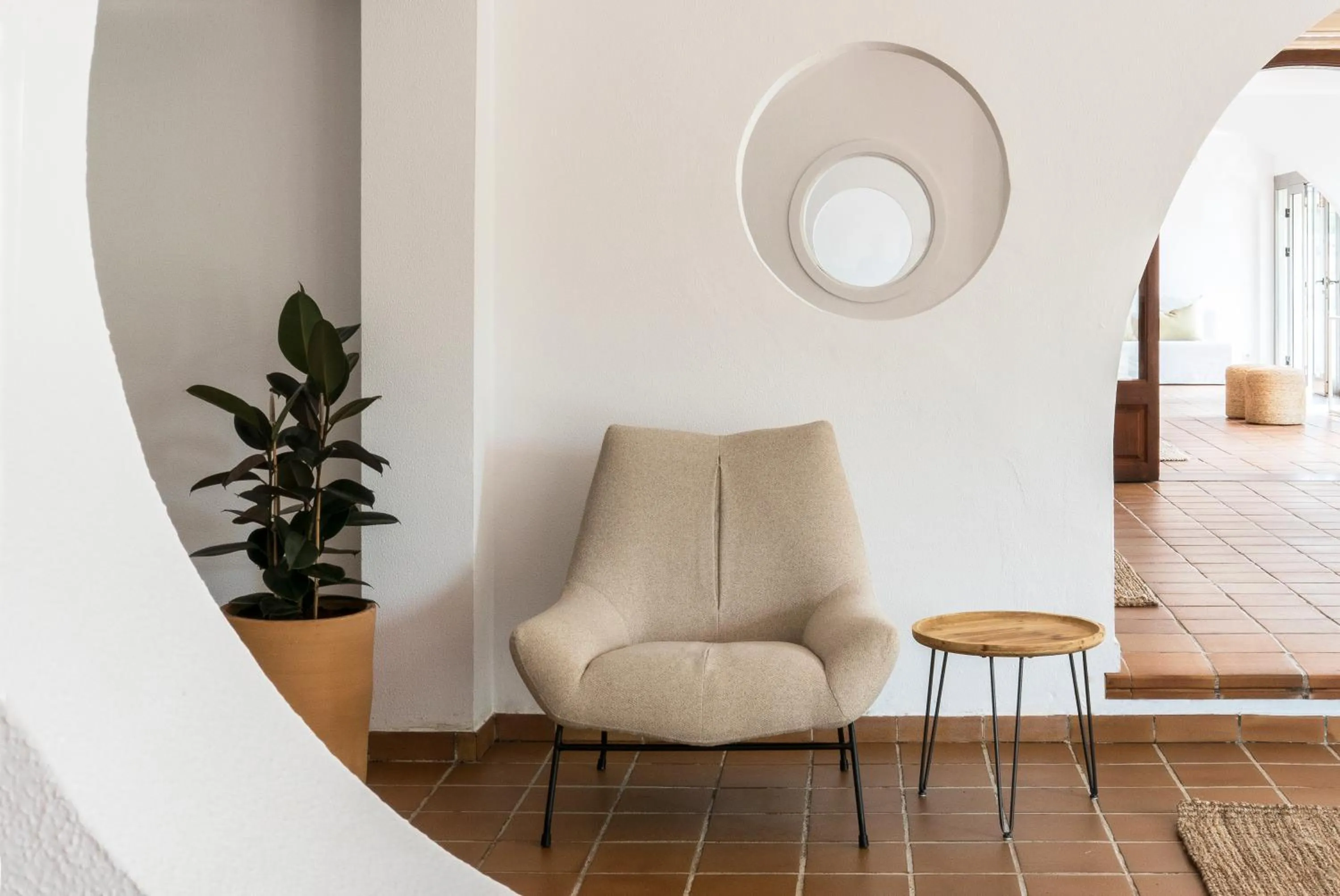 Communal lounge/ TV room in Hotel Es Blau Des Nord