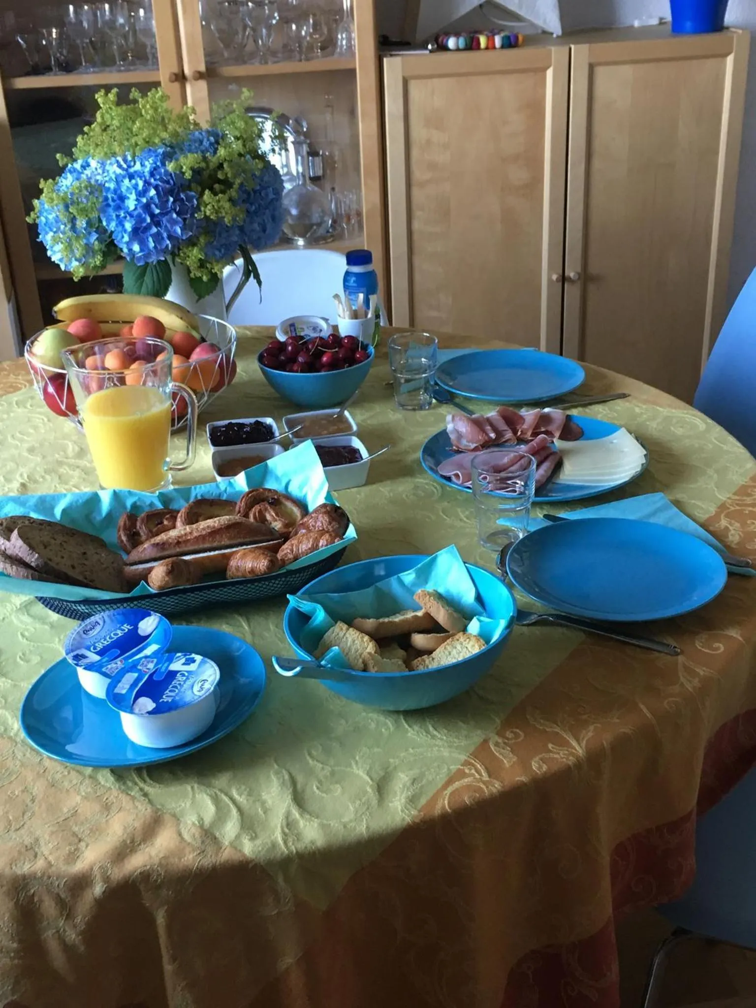 Breakfast in La Mésange bleue