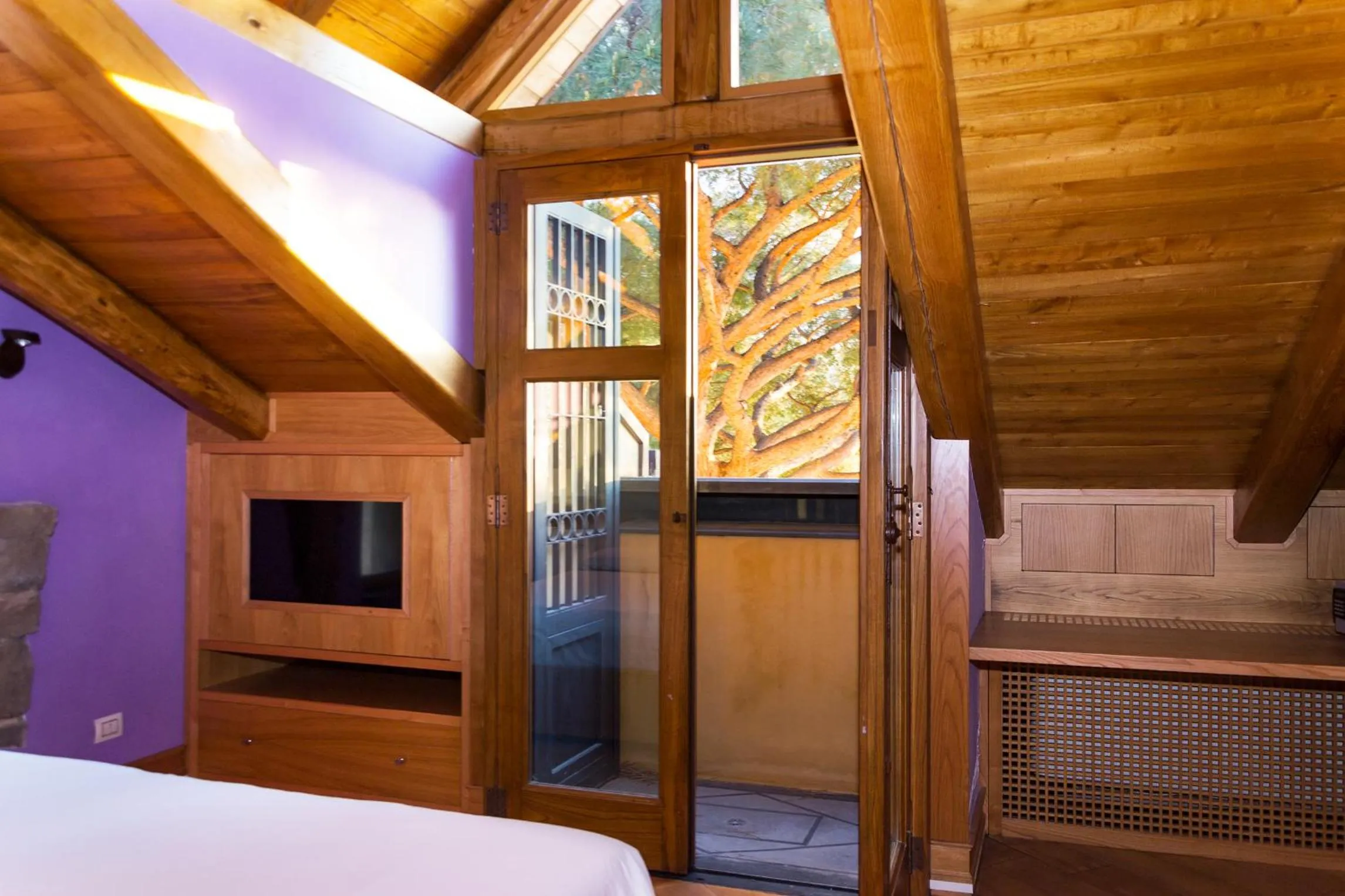 View (from property/room), Bed in Villa Di Natale