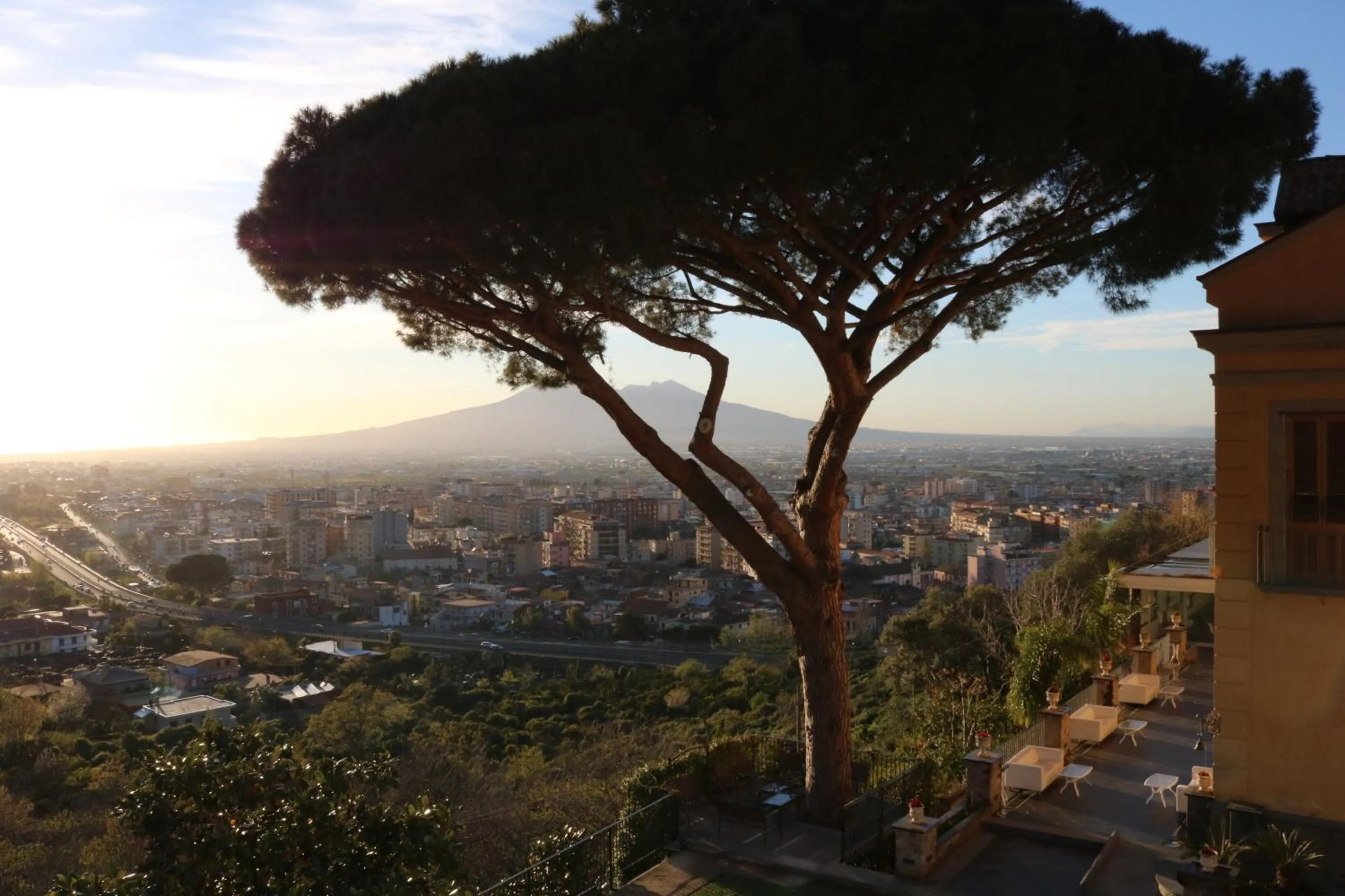 City view in Villa Di Natale