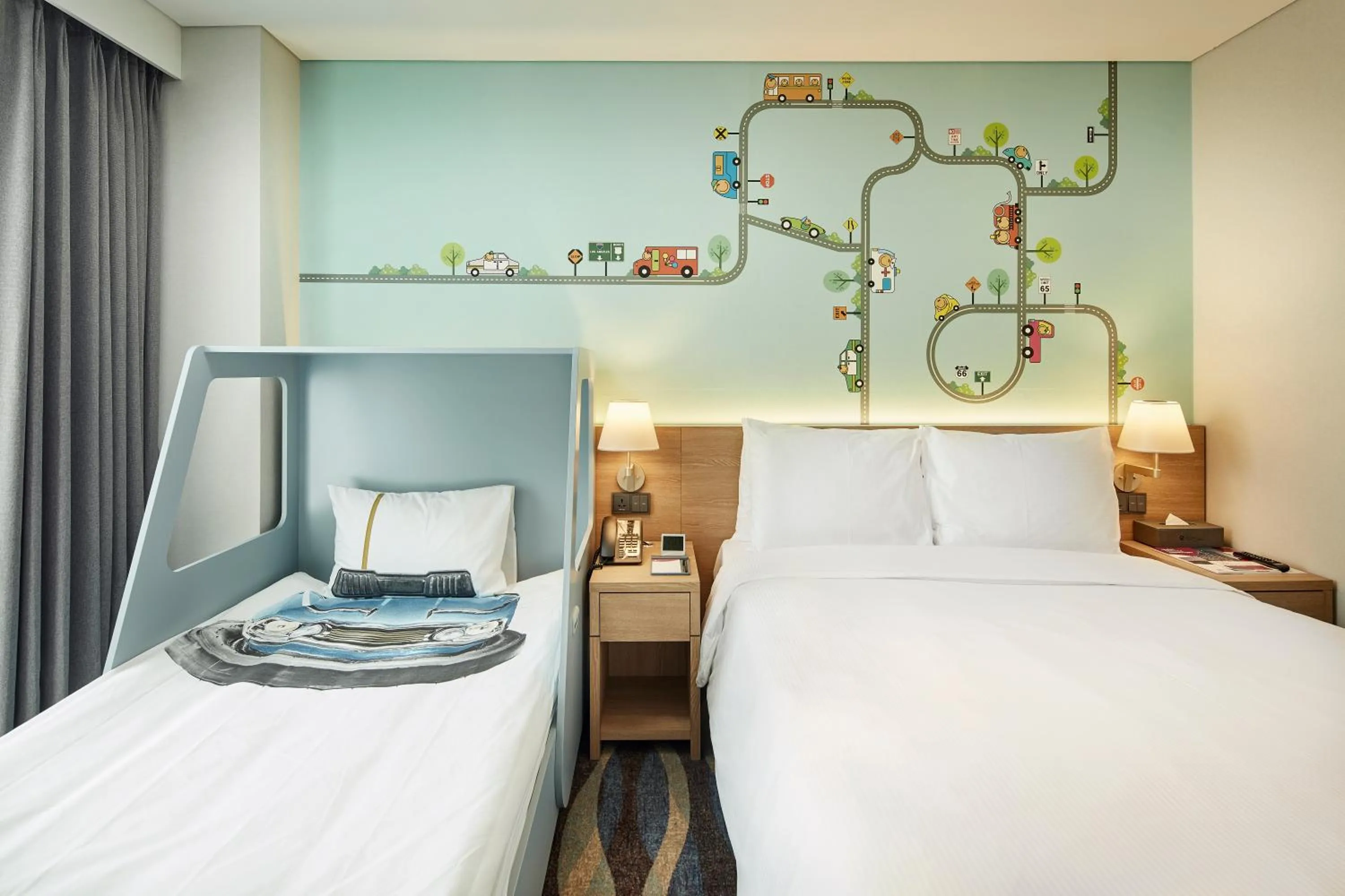 Area and facilities, Bed in Ramada Encore by Wyndham Gimpo Han River Hotel