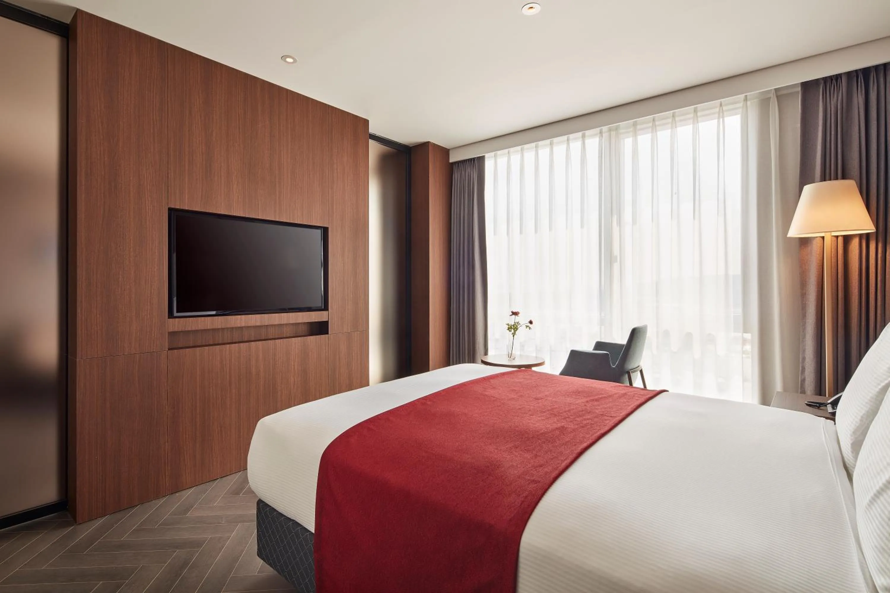 Bedroom, Bed in Ramada Encore by Wyndham Gimpo Han River Hotel