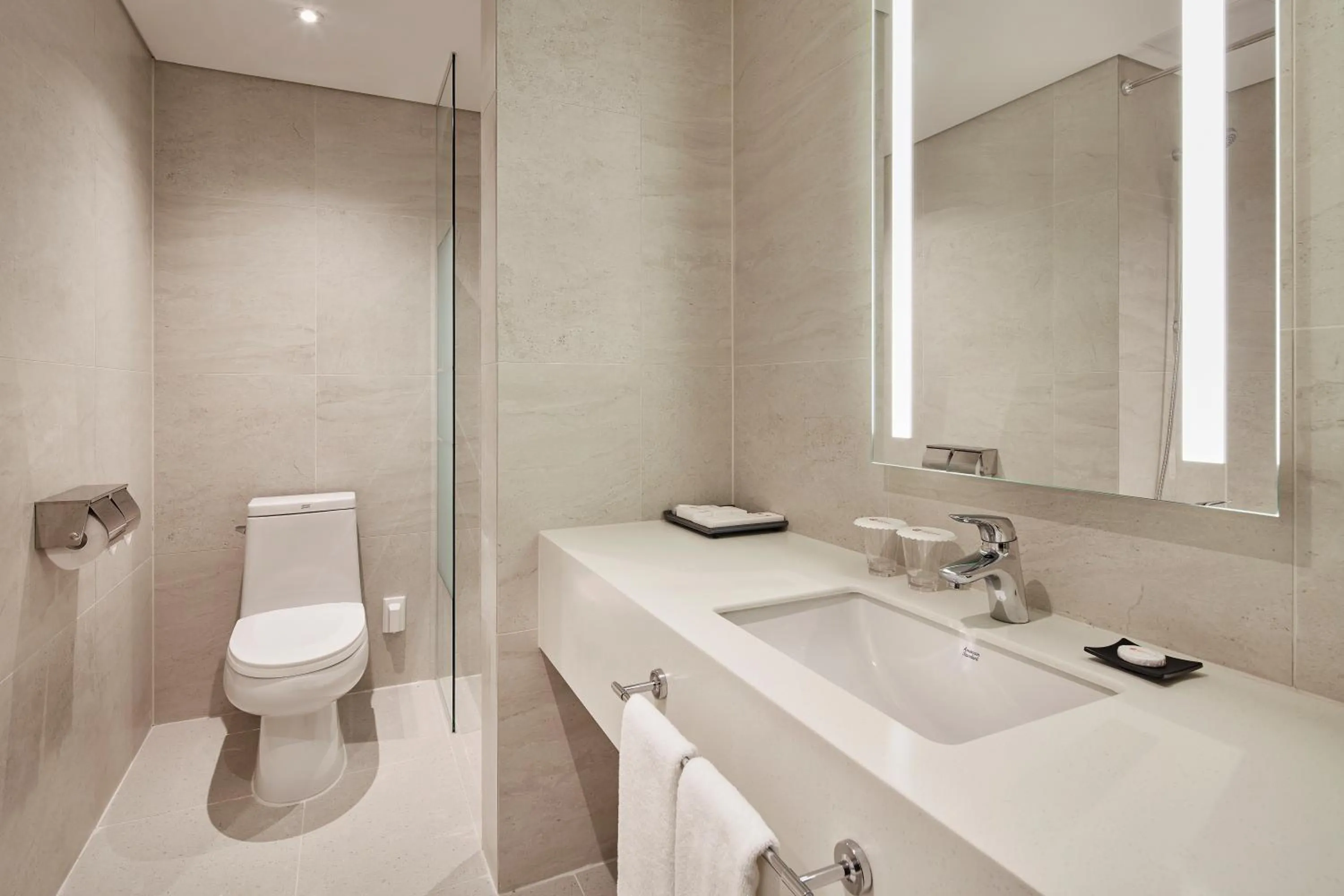 Bathroom in Ramada Encore by Wyndham Gimpo Han River Hotel