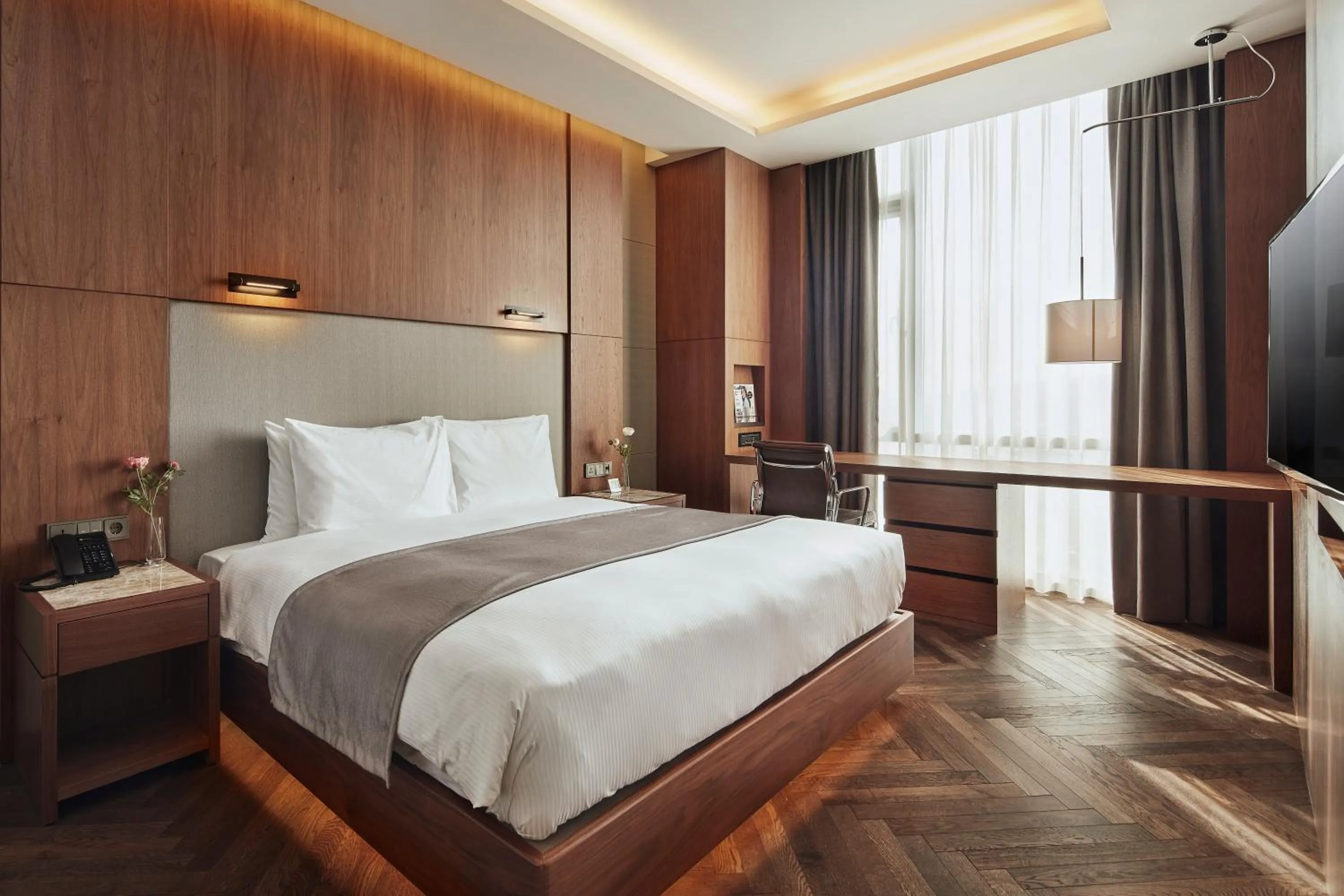 Bedroom, Bed in Ramada Encore by Wyndham Gimpo Han River Hotel
