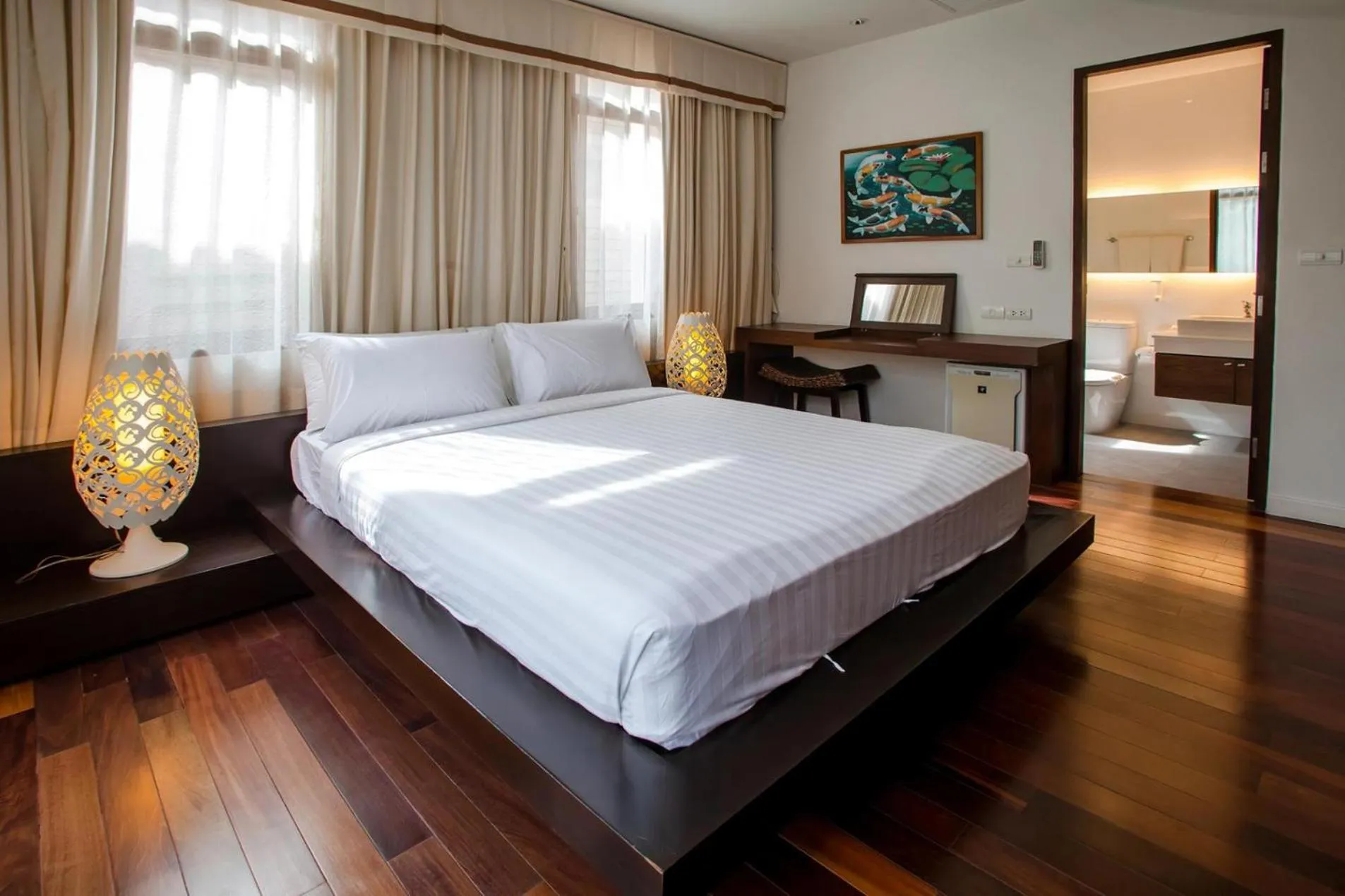 Bed in Amatapura Beach Villa 6
