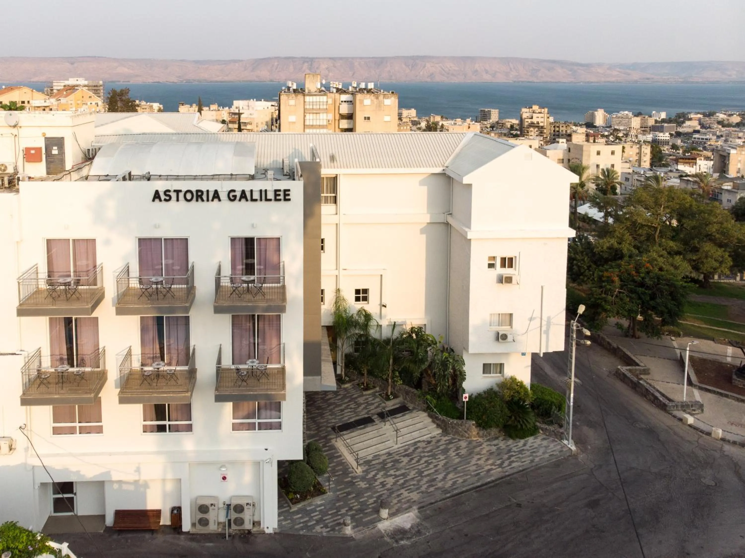 Facade/entrance in Astoria Galilee Hotel