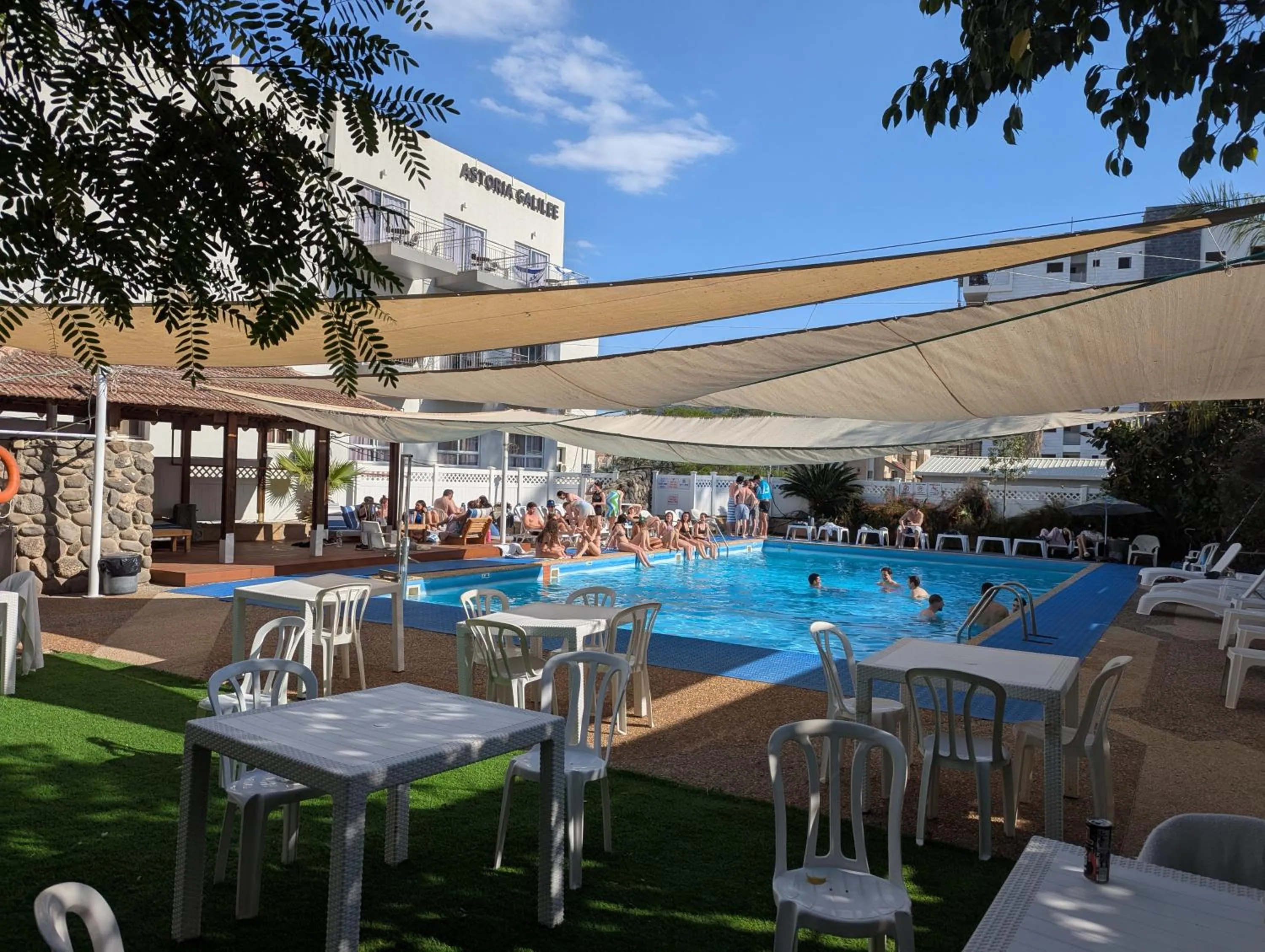 Swimming pool in Astoria Galilee Hotel