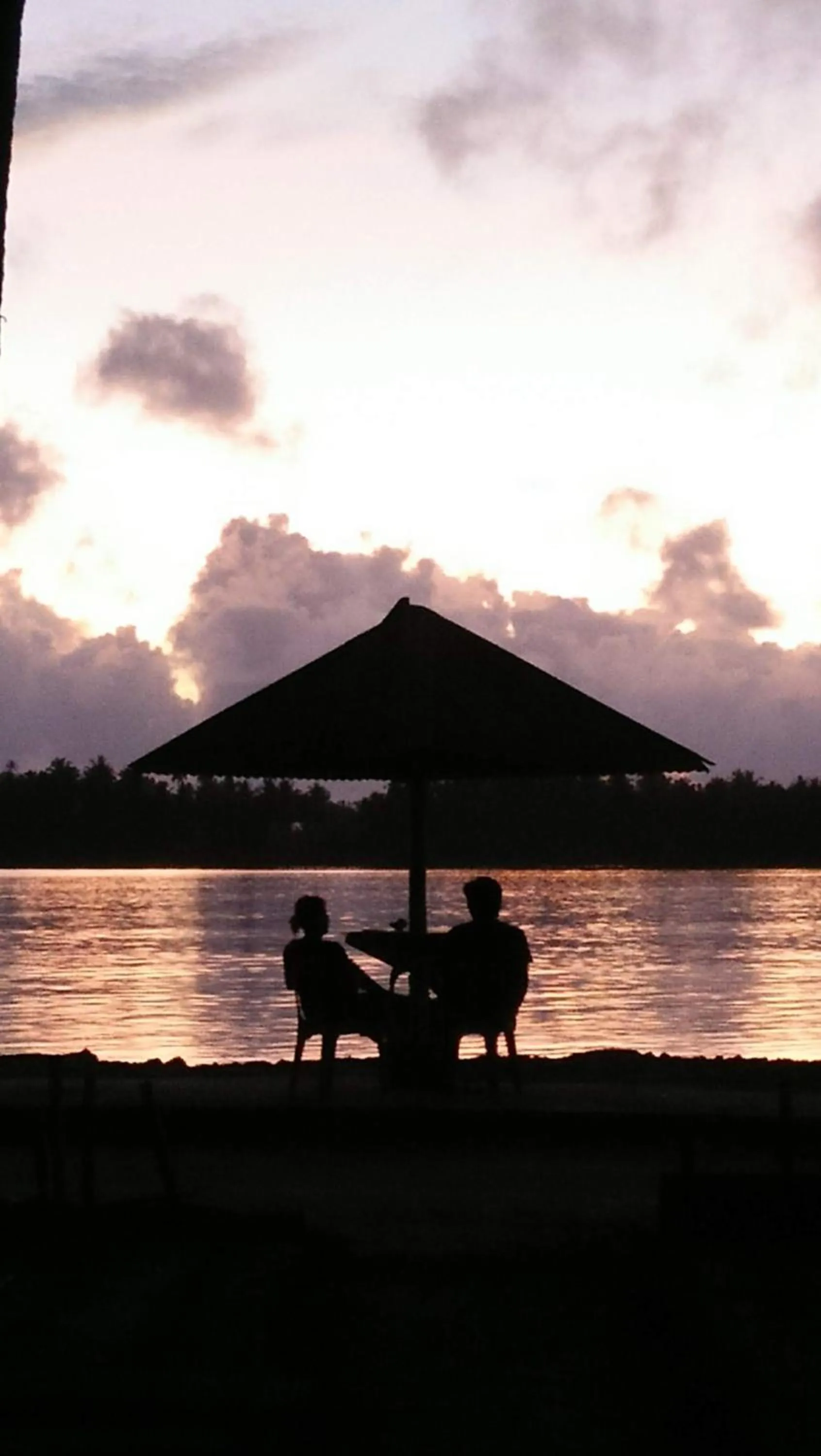 Sunset in Salty Dog Hostel