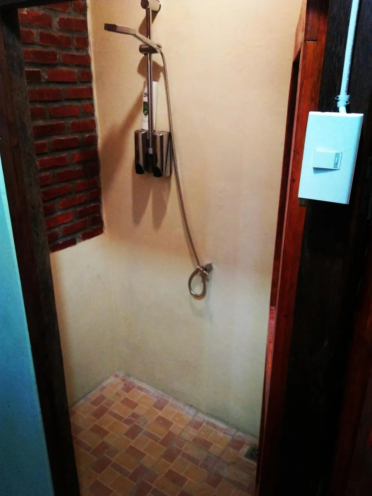 Shower in Salty Dog Hostel