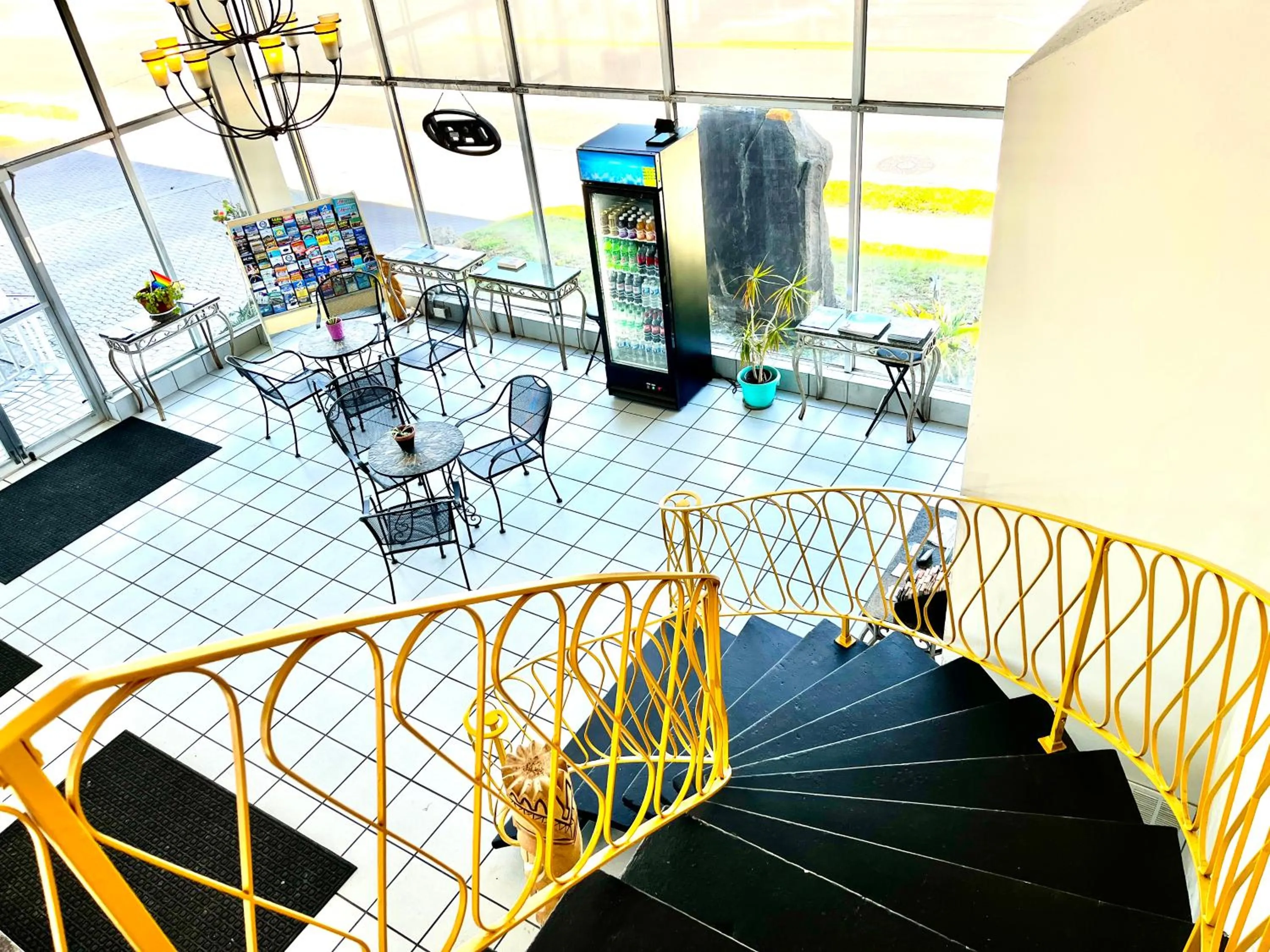 Lobby or reception in Makai Beach Lodge - NOT TAKING RESERVATIONS DUE TO HURRICANE DAMAGE Until Mid DEC