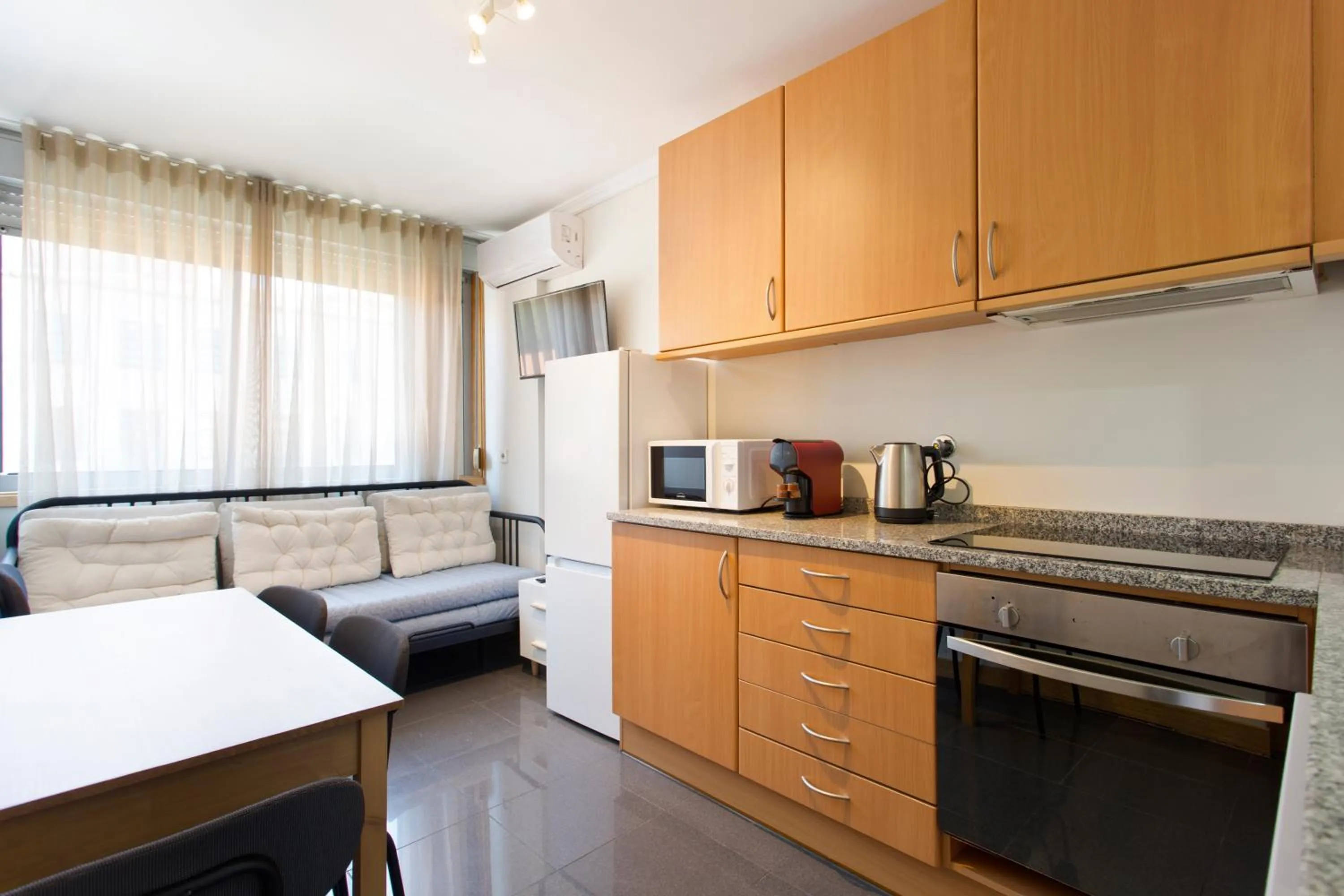 Bed in Studios Porto Solar