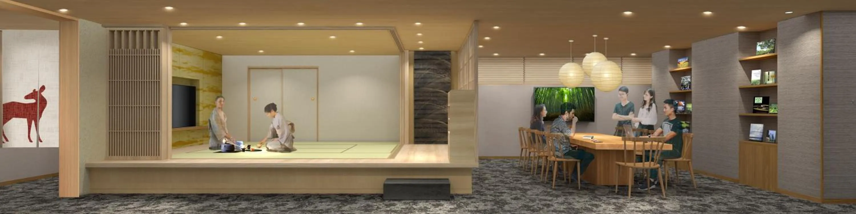 Area and facilities in Daiwa Roynet Hotel Nara Natural Hot Spring