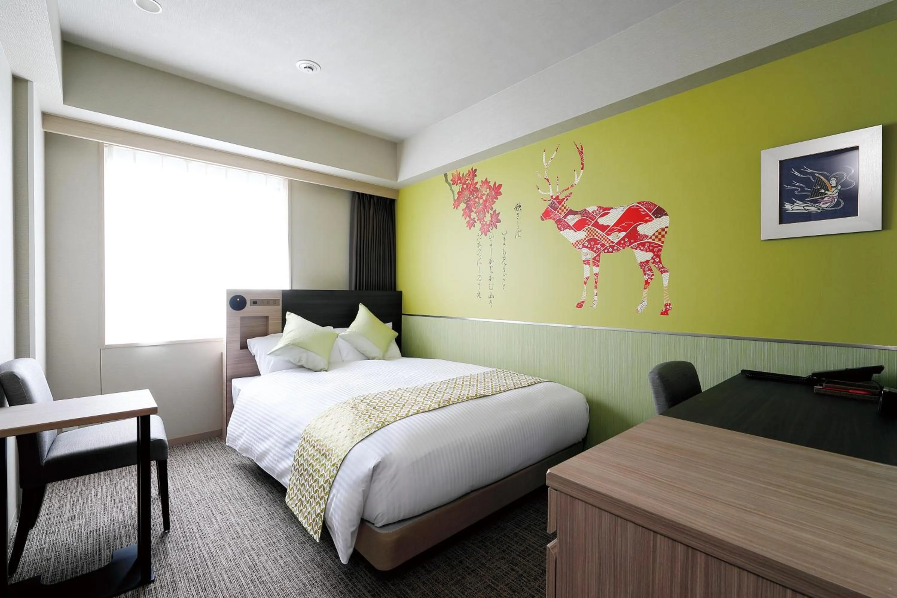 Bed in Daiwa Roynet Hotel Nara Natural Hot Spring