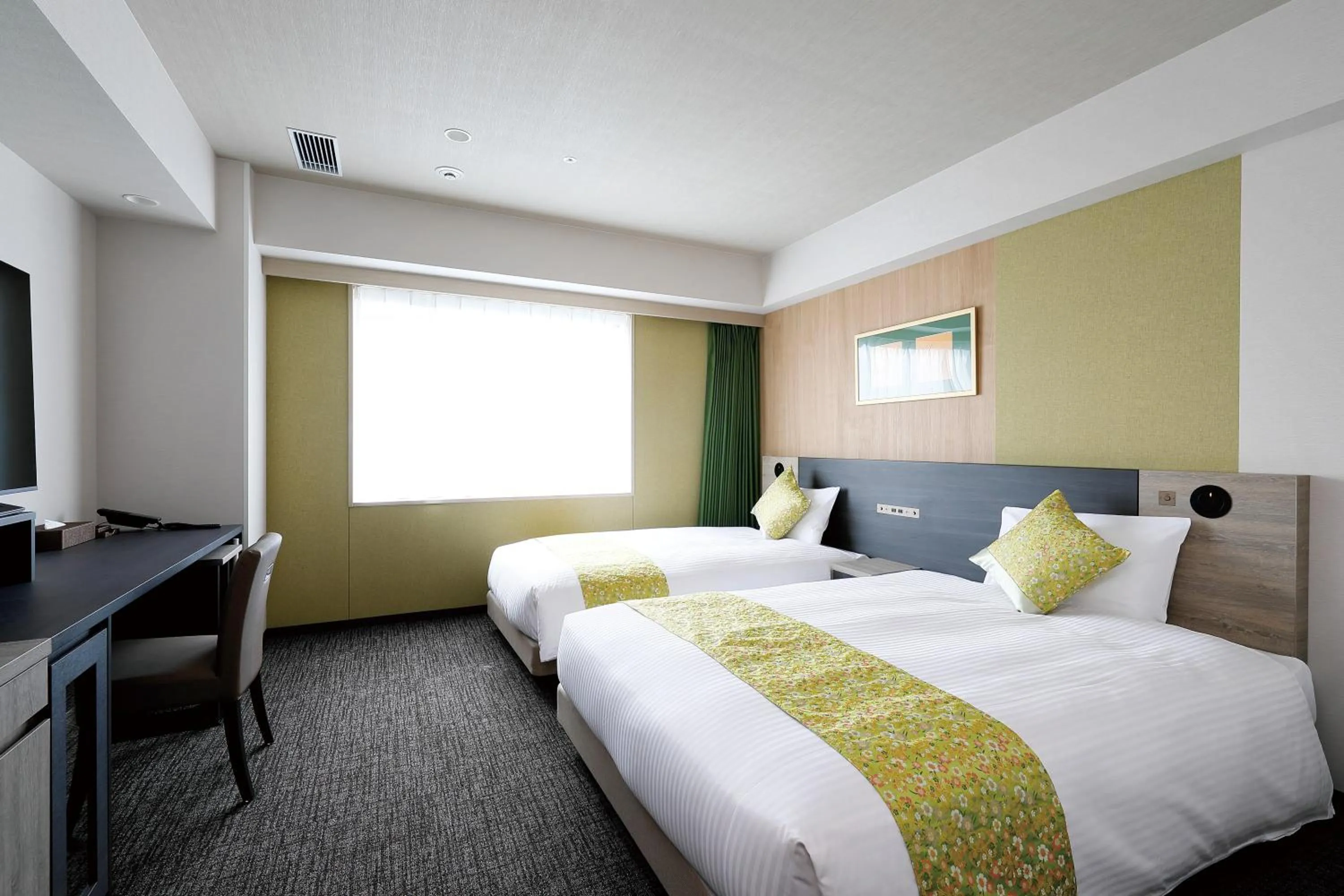 Bed in Daiwa Roynet Hotel Nara Natural Hot Spring