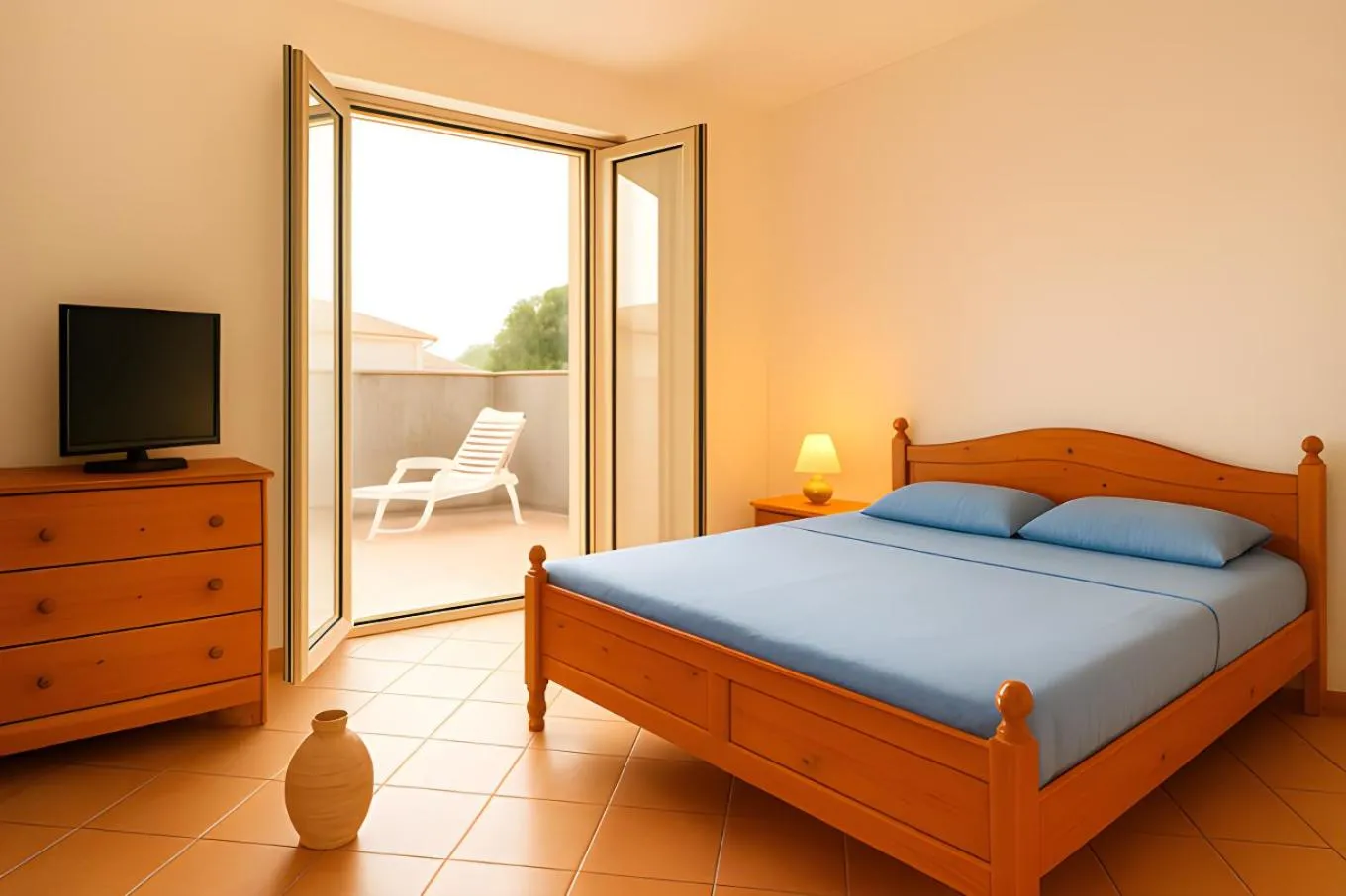 Double Room with Private Bathroom - single occupancy in Torre Ancinale