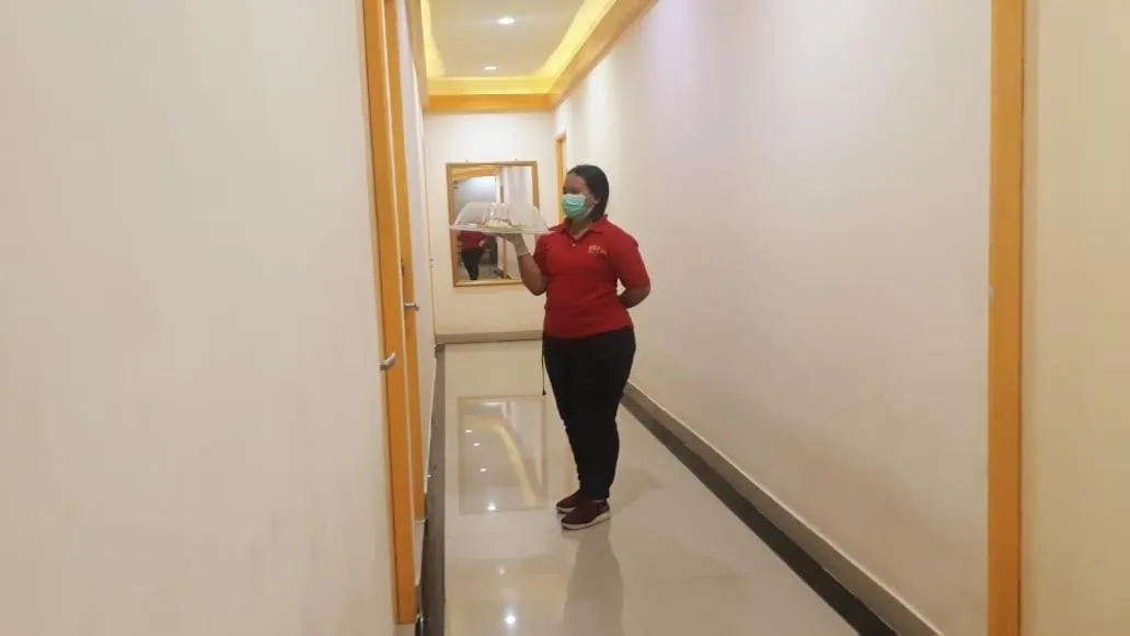 Staff in Gold Line Guest House