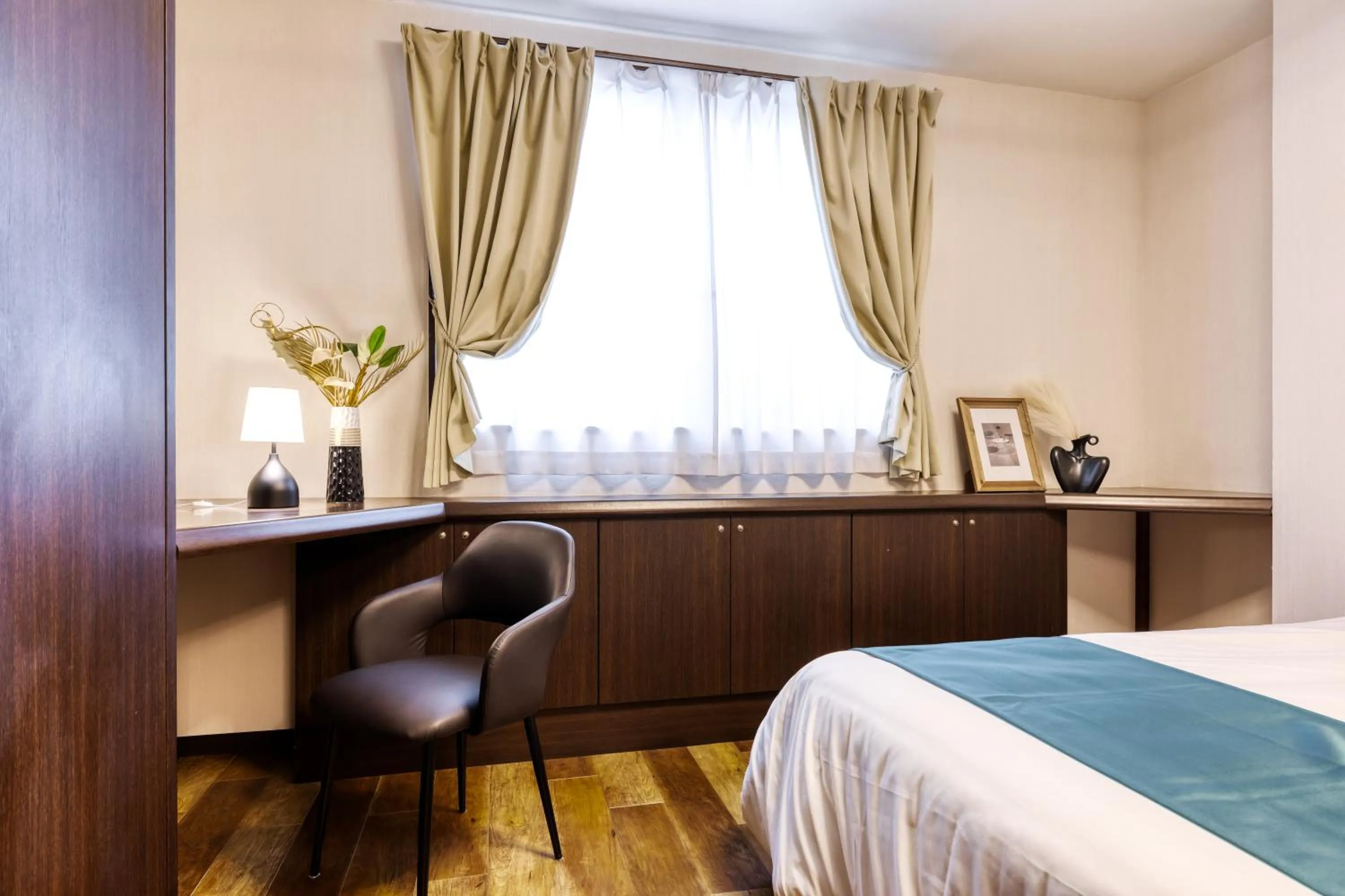 Bed in soleil Universal Fukushima Noda -vacation rental-