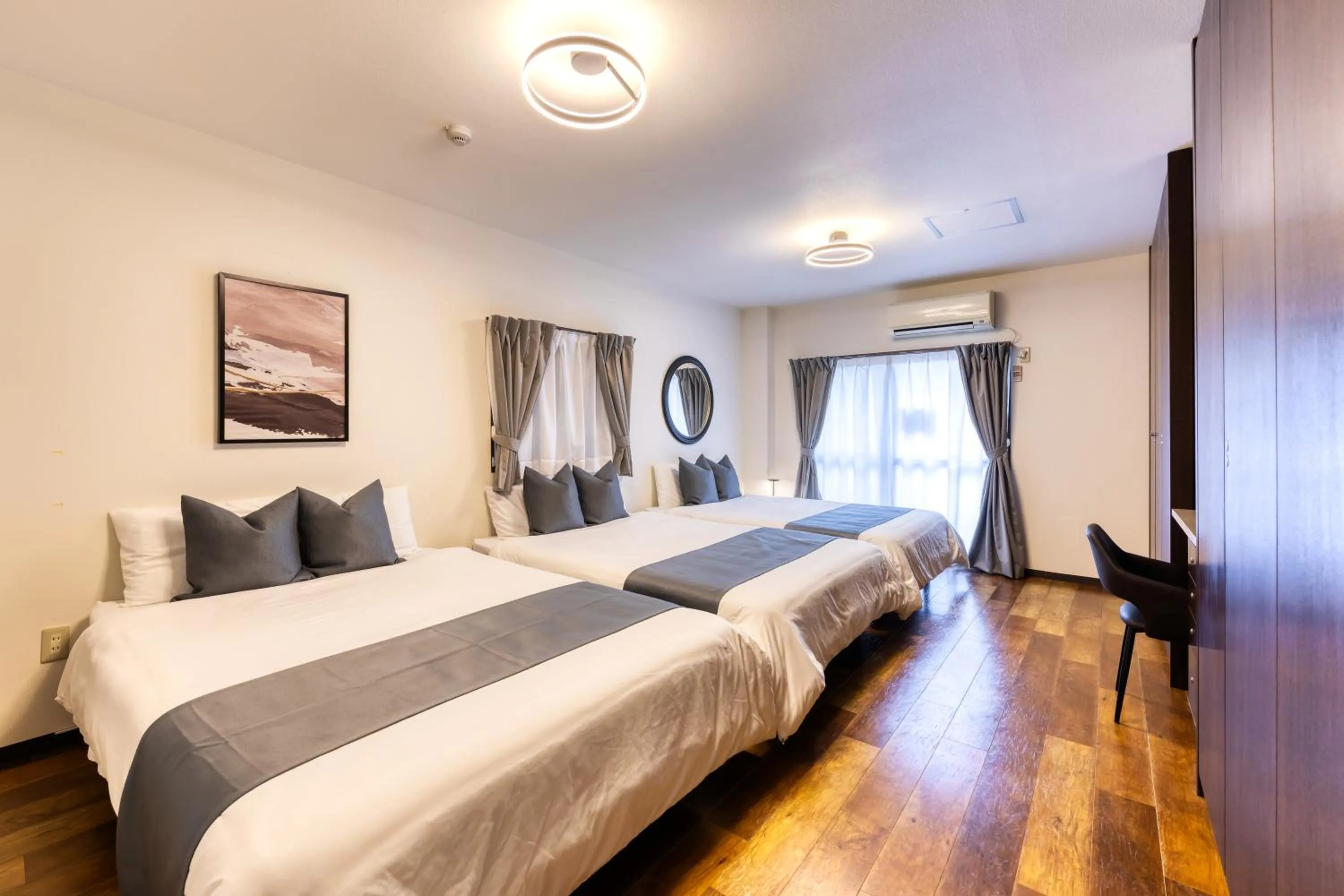 Bed in soleil Universal Fukushima Noda -vacation rental-