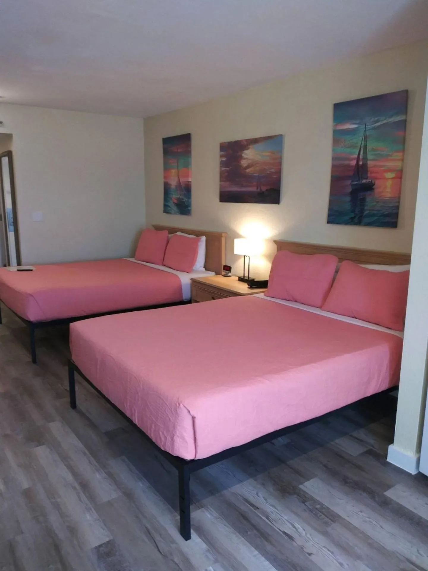 Bed in Beachside Hotel