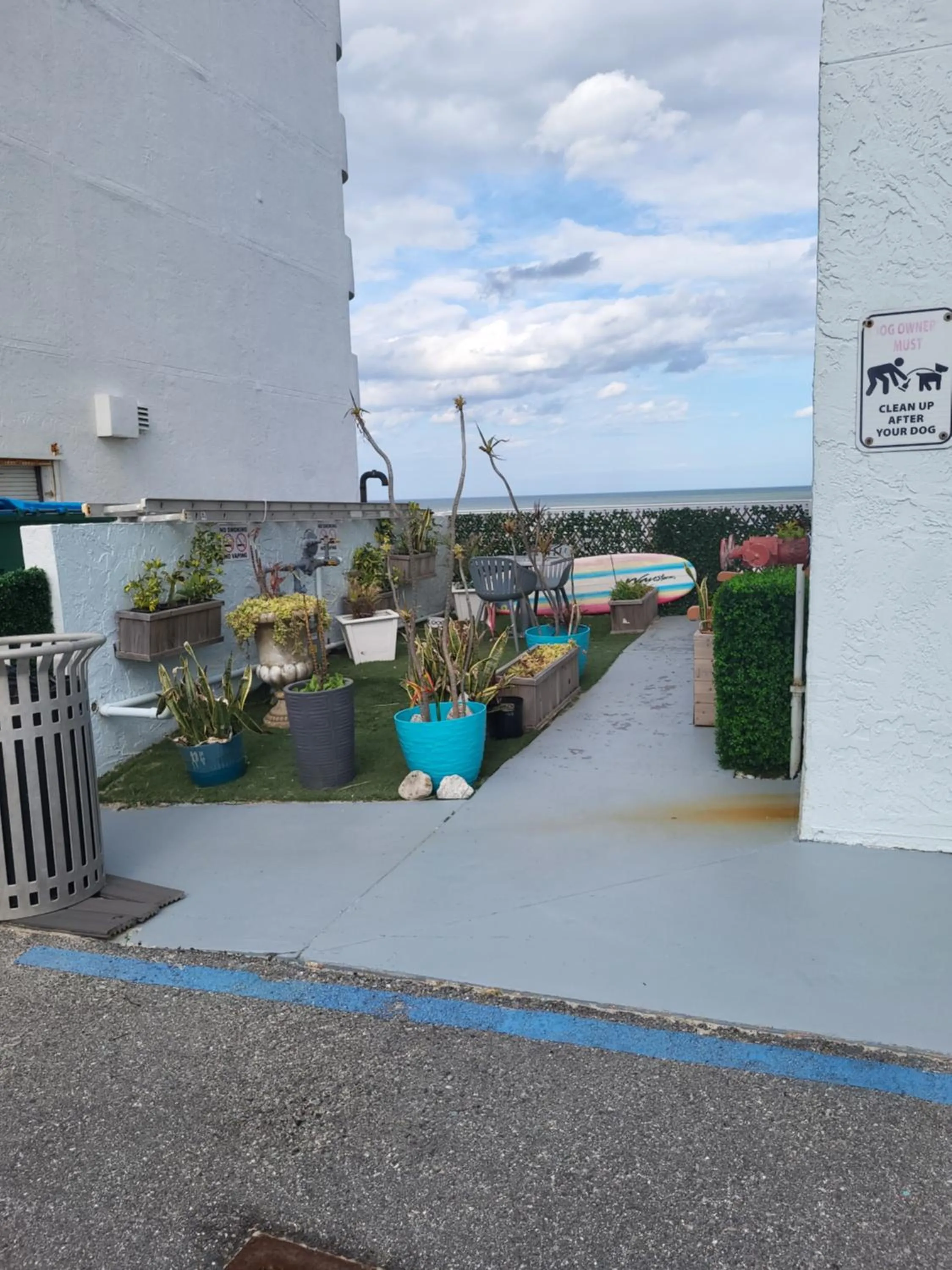 Property building in Beachside Hotel