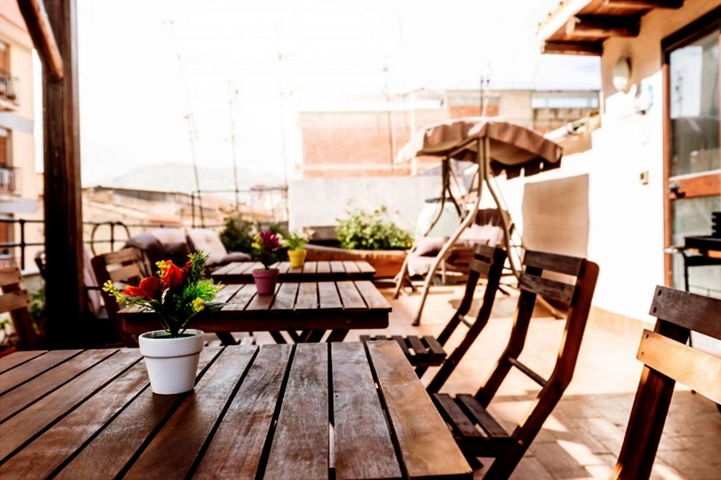 Balcony/Terrace in La Casa del Moro