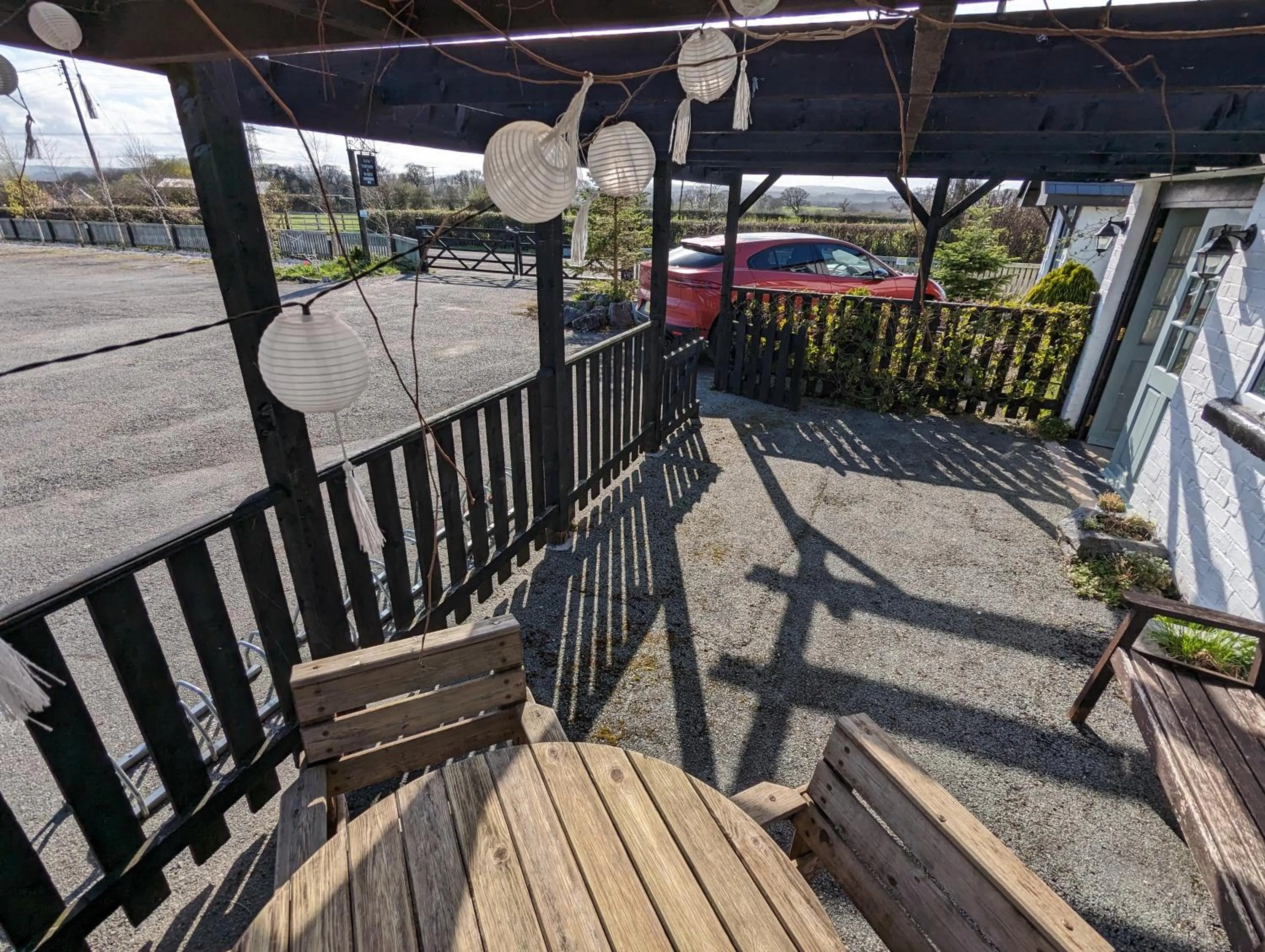 Patio in Tafarn y Waen - Guesthouse