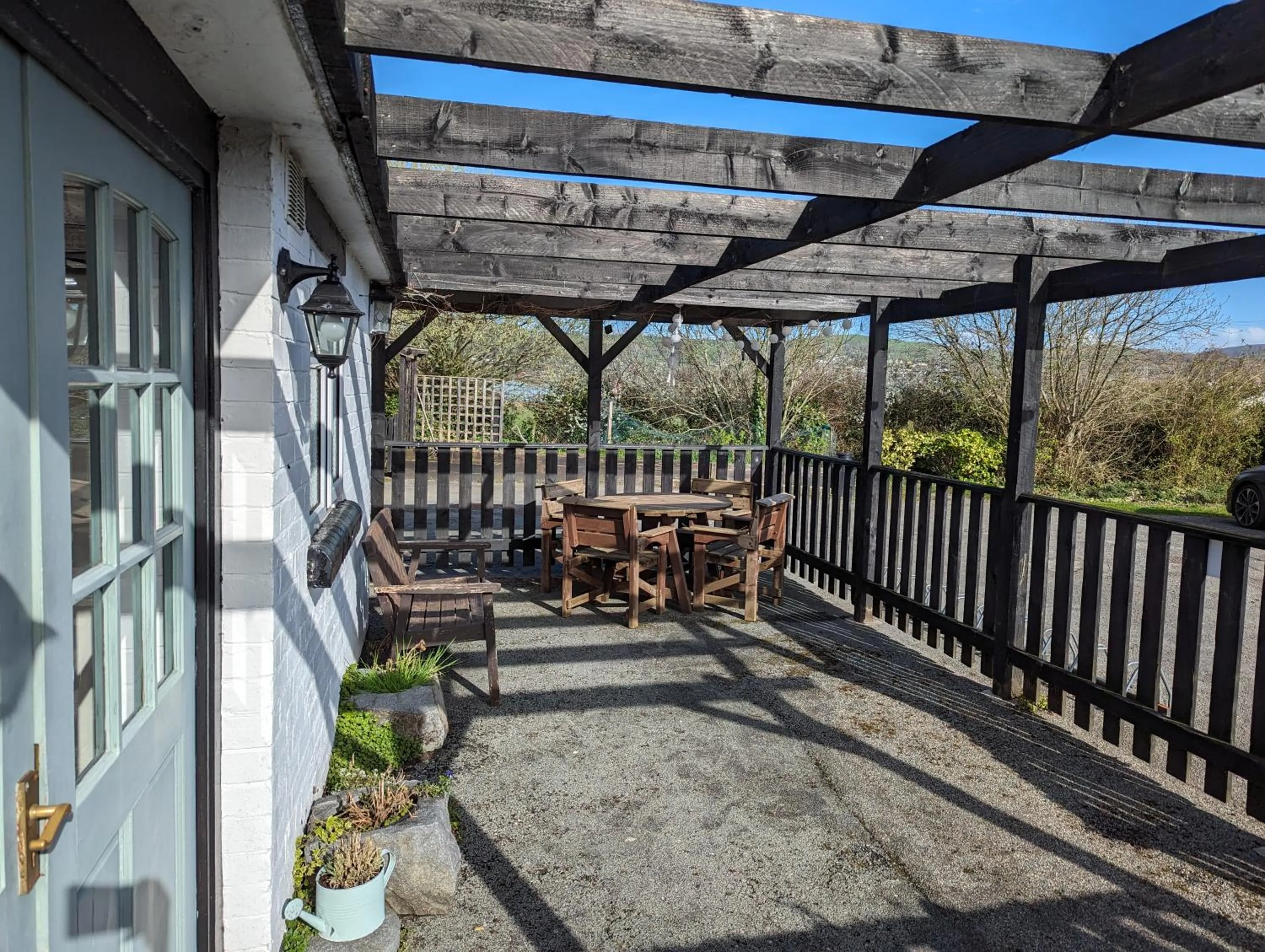 Patio in Tafarn y Waen - Guesthouse