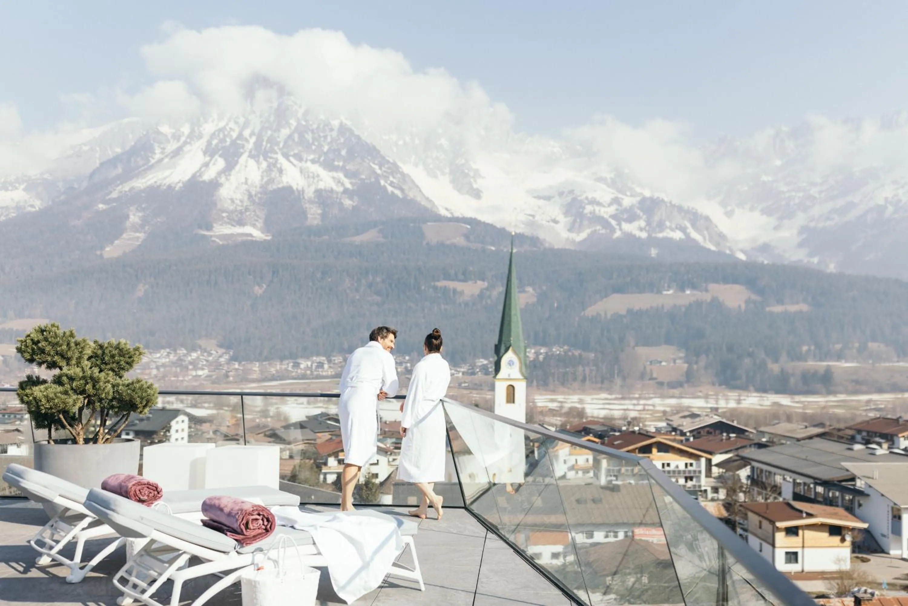 Spa and wellness centre/facilities in Das Kaiserblick 4 Sterne Superior