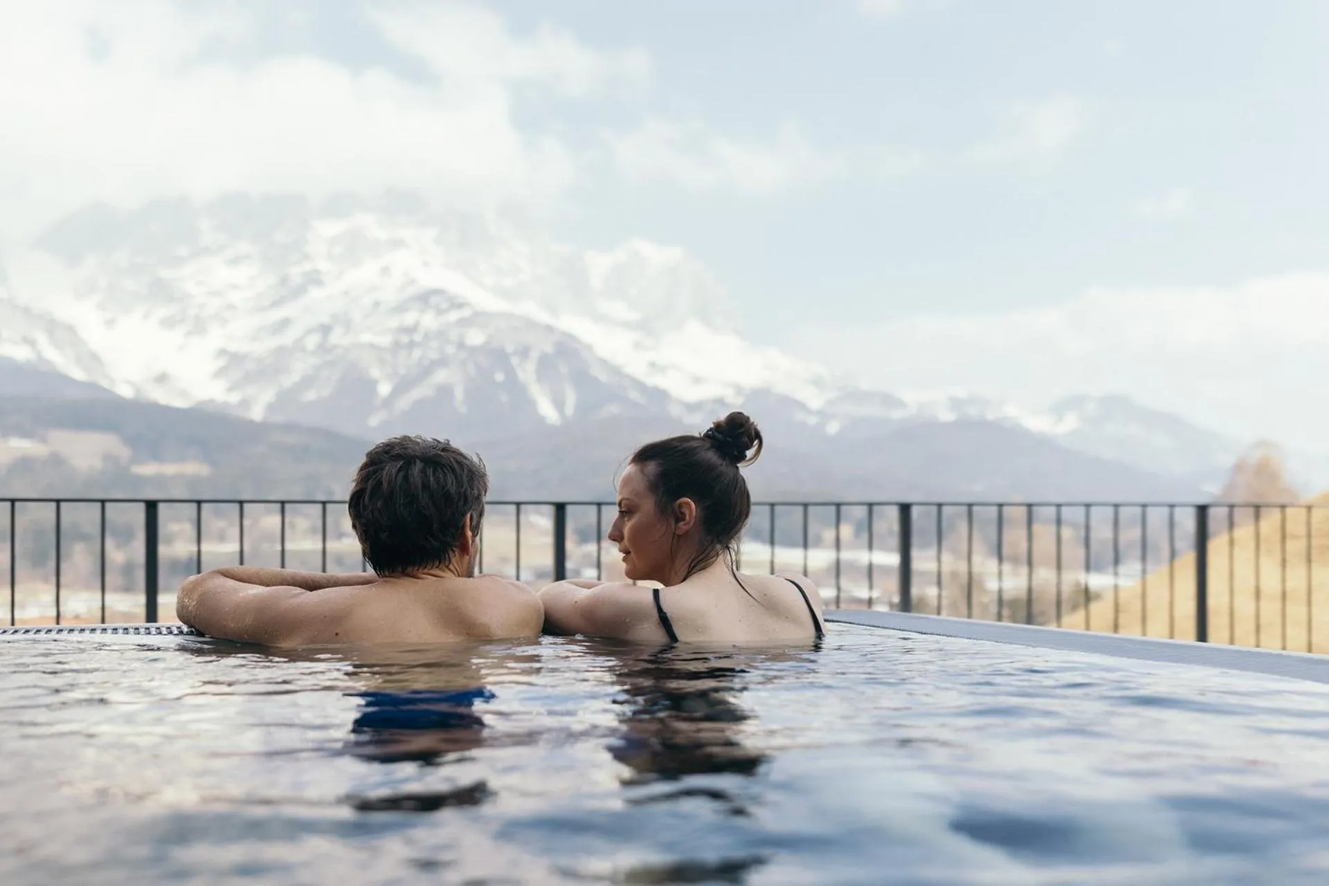 Hot Tub in Das Kaiserblick 4 Sterne Superior