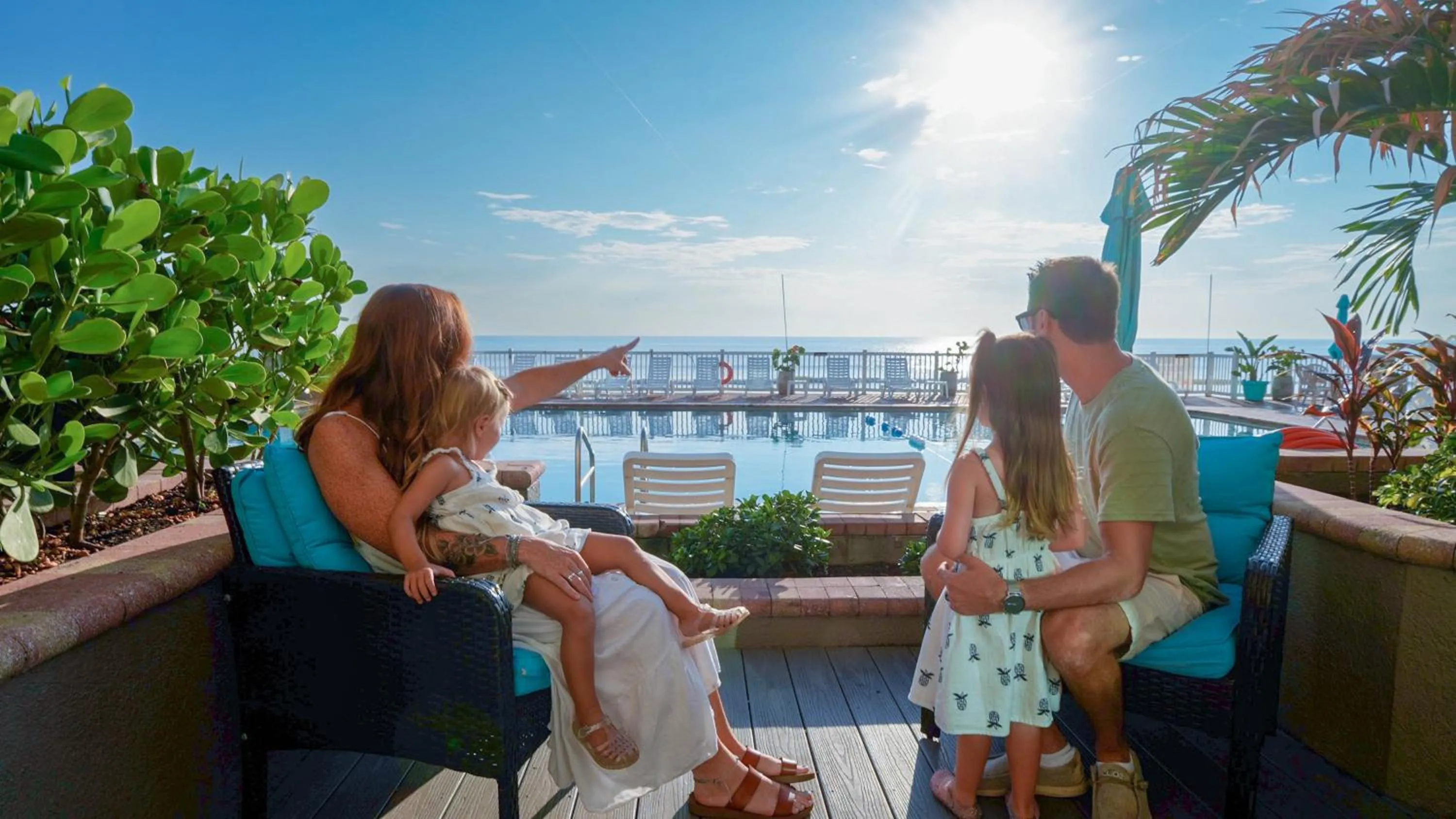 Patio in Boardwalk Inn and Suites