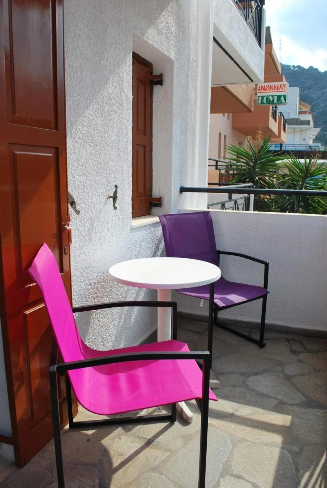 Balcony/Terrace in Koula Apartments