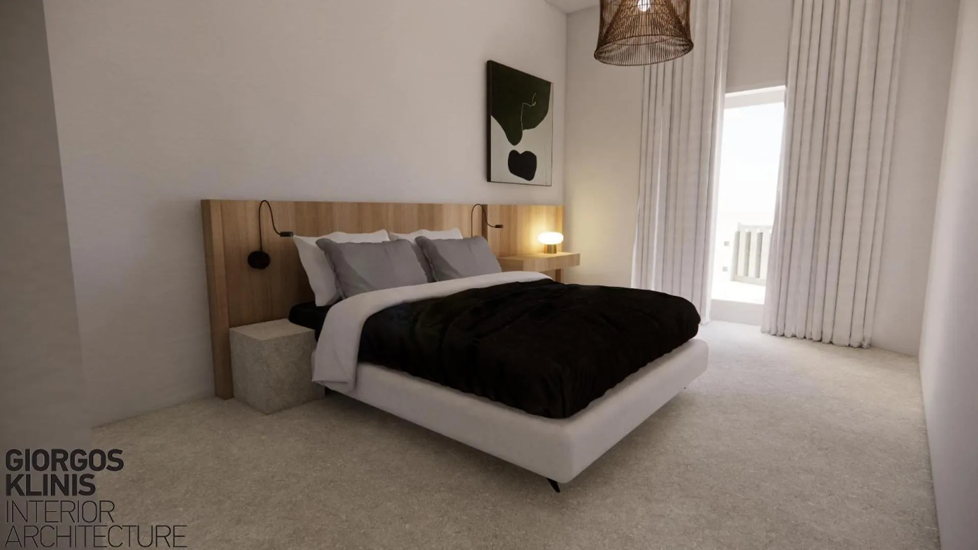 Bed in Arlen Beach Hotel