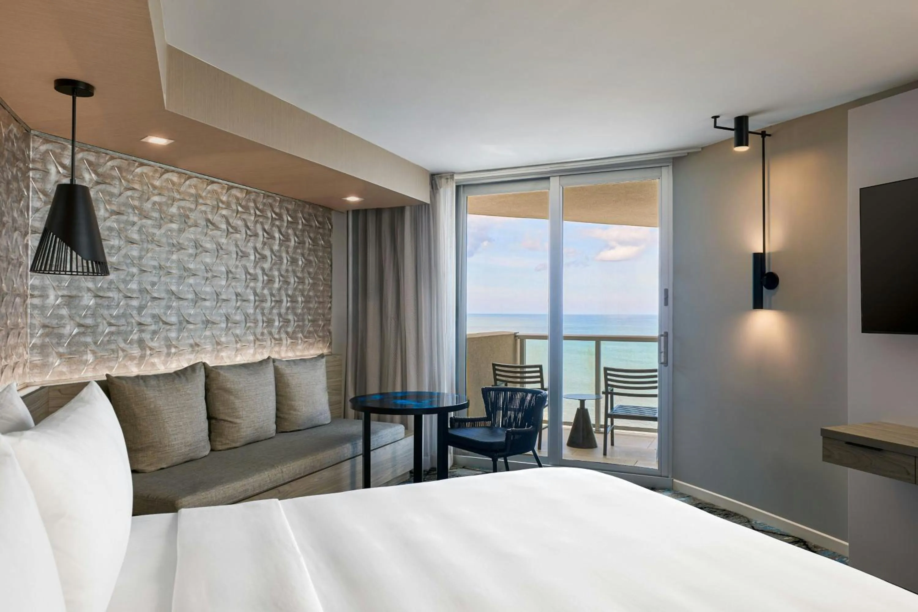 Photo of the whole room, Bed in Renaissance Daytona Beach Oceanfront Hotel