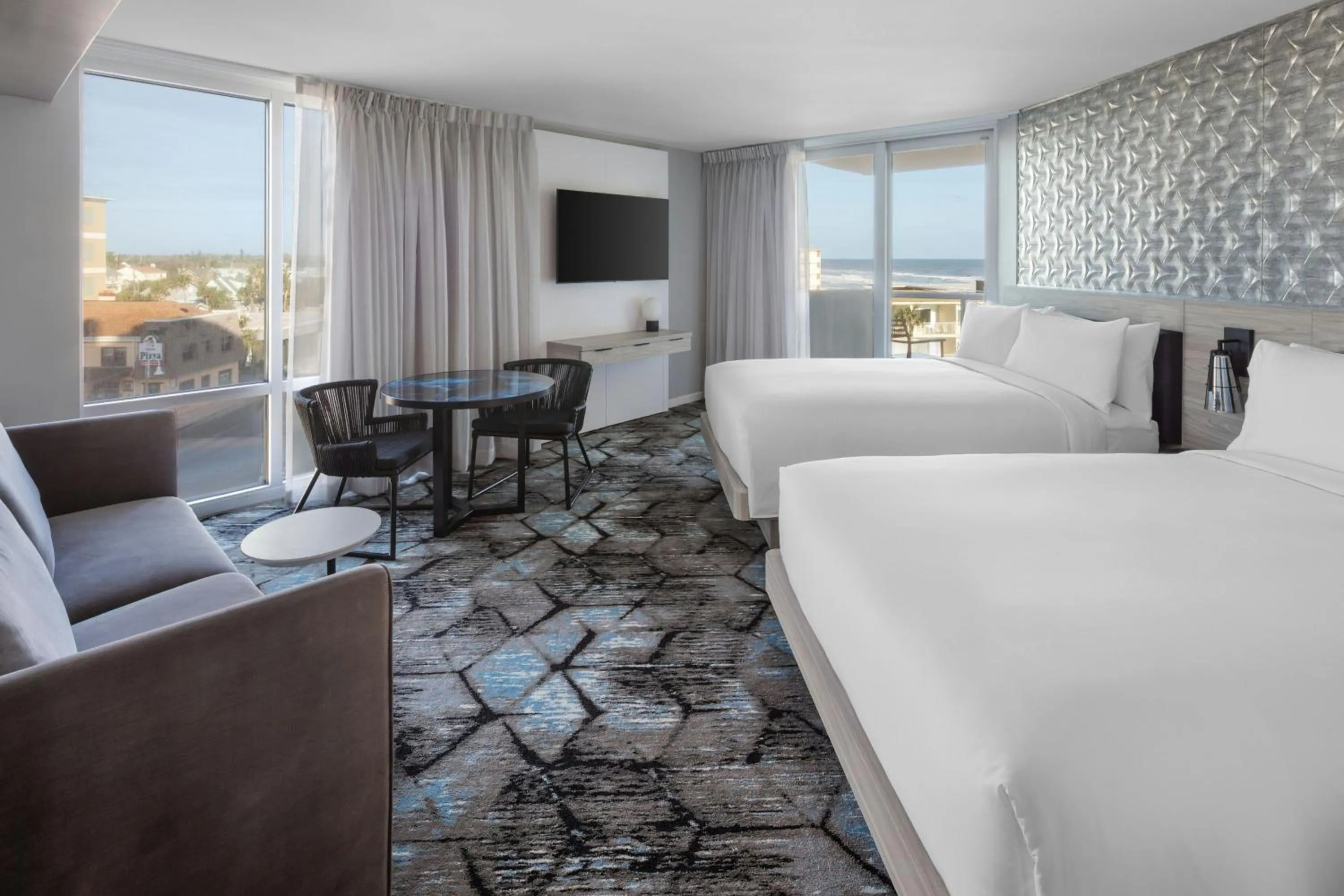 Photo of the whole room, Bed in Renaissance Daytona Beach Oceanfront Hotel