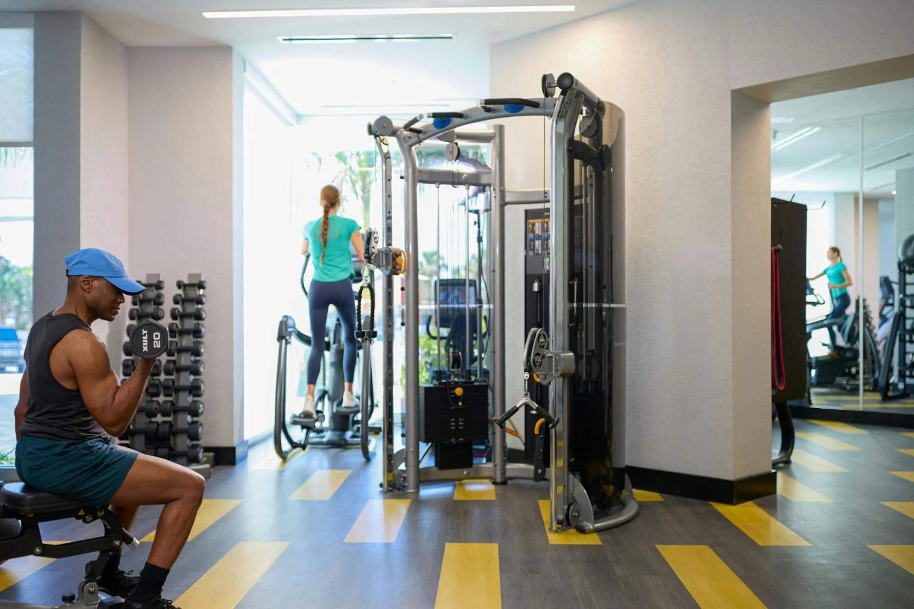 Fitness centre/facilities in Renaissance Daytona Beach Oceanfront Hotel