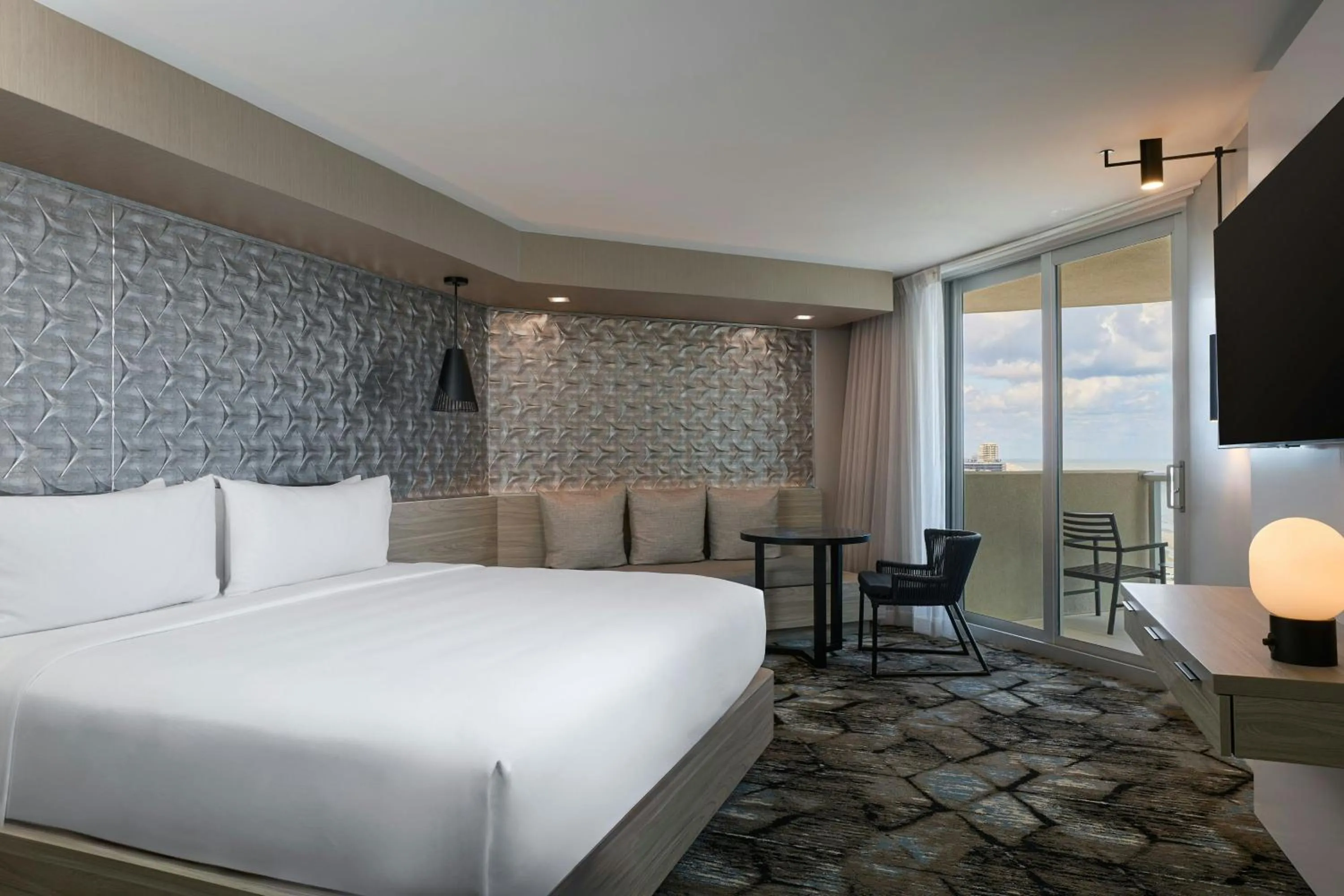 Photo of the whole room, Bed in Renaissance Daytona Beach Oceanfront Hotel