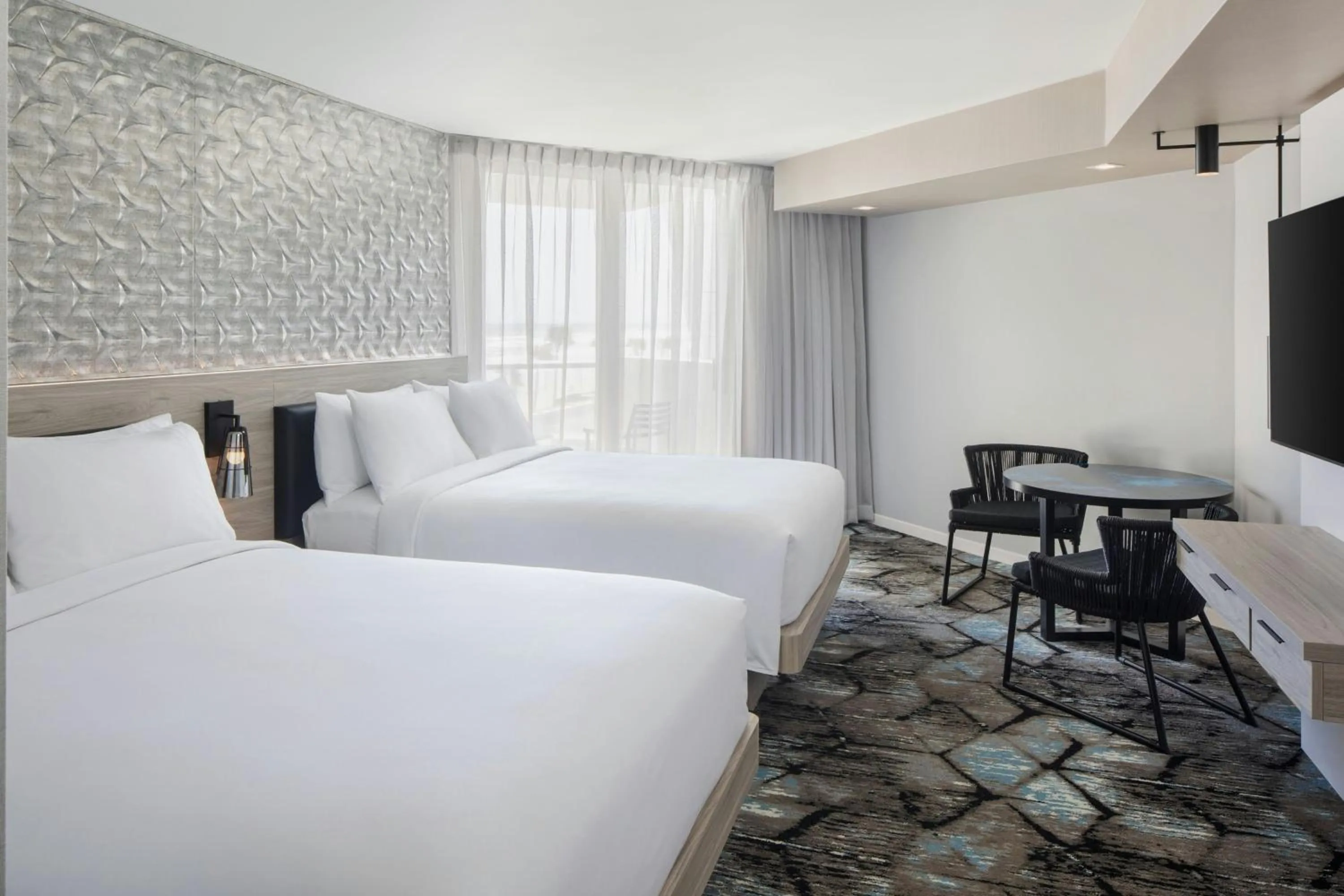 Photo of the whole room, Bed in Renaissance Daytona Beach Oceanfront Hotel