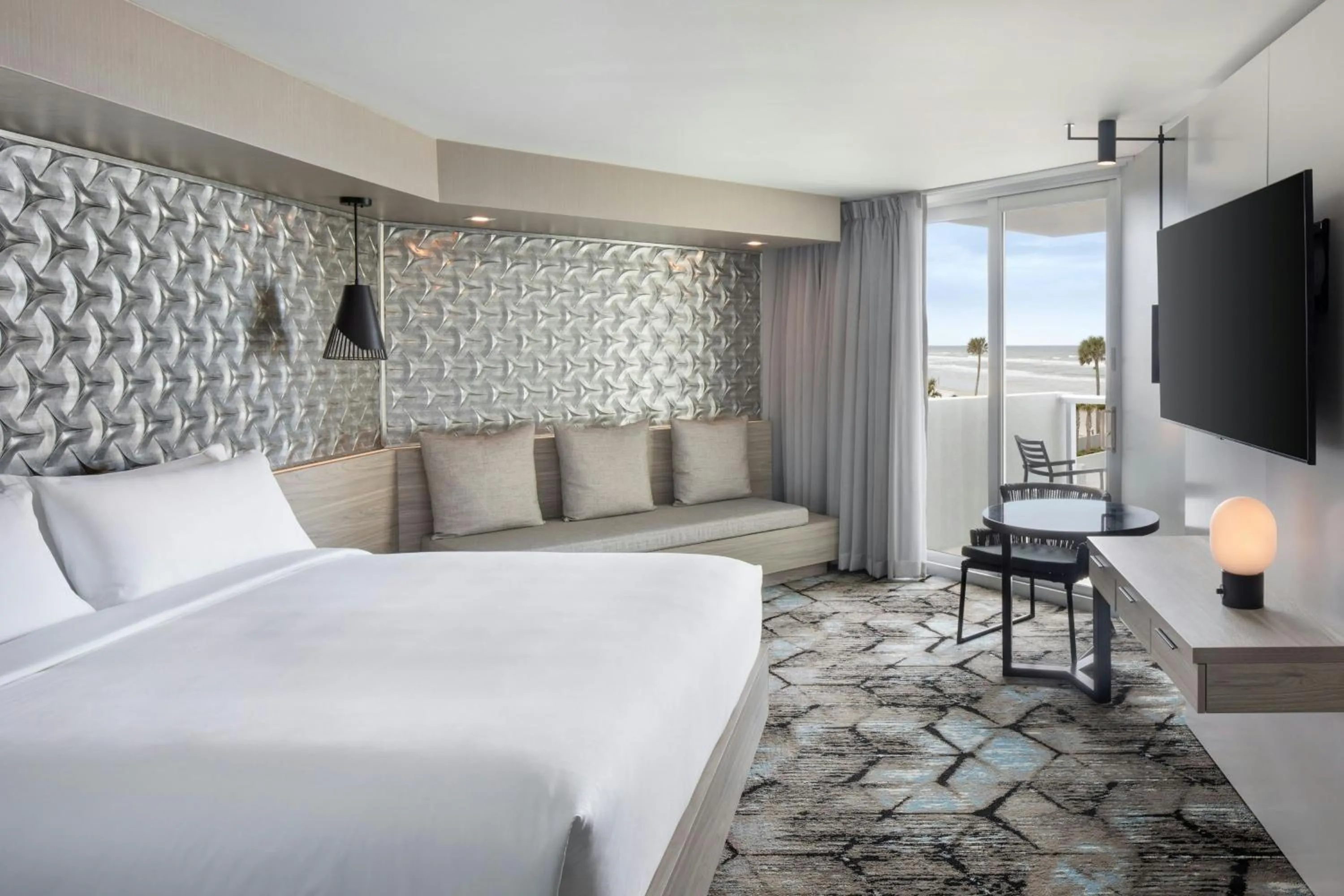 Photo of the whole room, Bed in Renaissance Daytona Beach Oceanfront Hotel