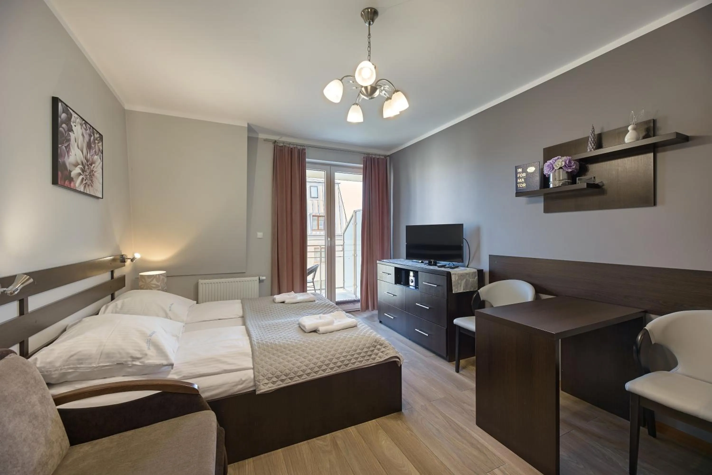 Bed in Pegaz Apartments by Baltic Home
