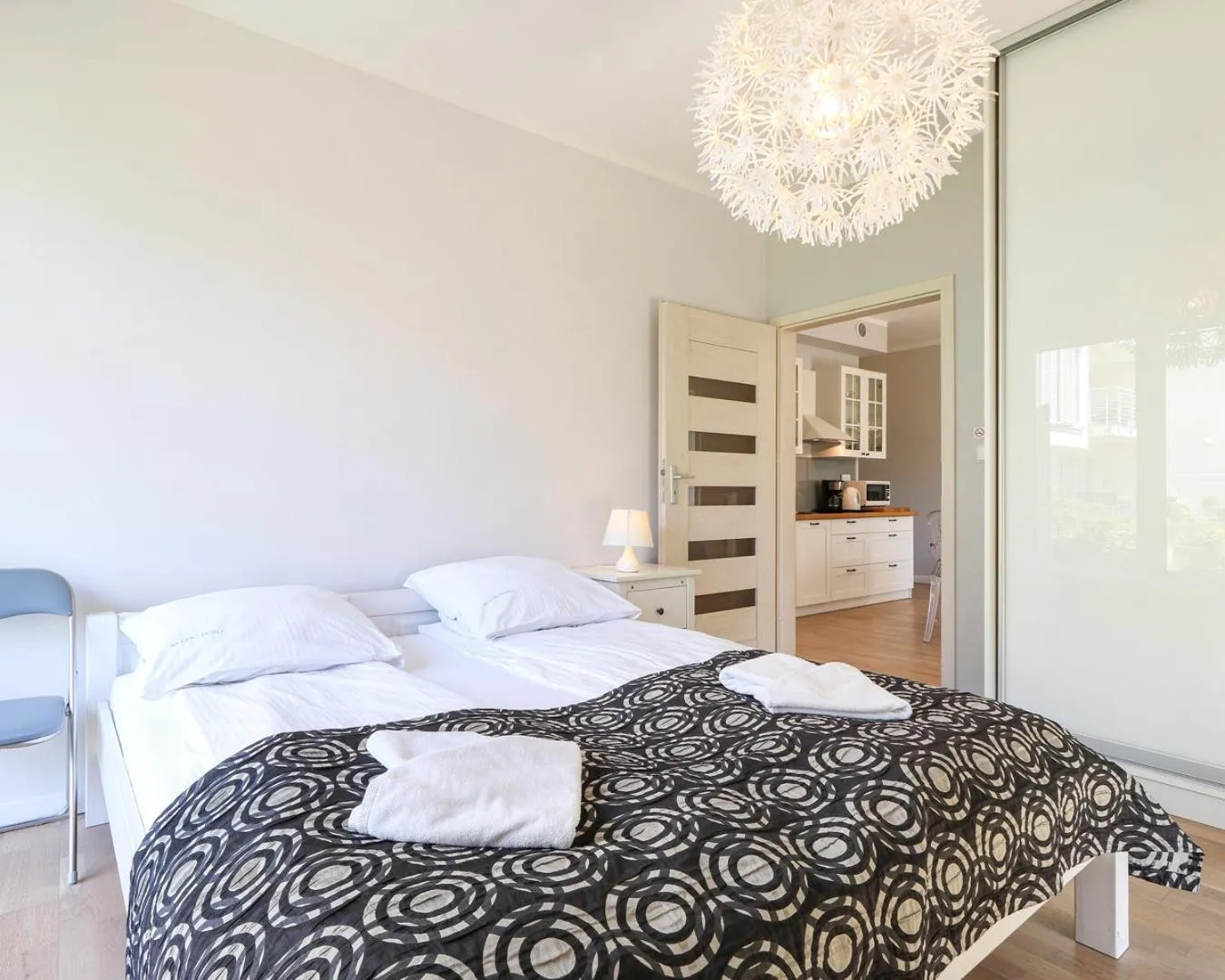 Bed in Pegaz Apartments by Baltic Home