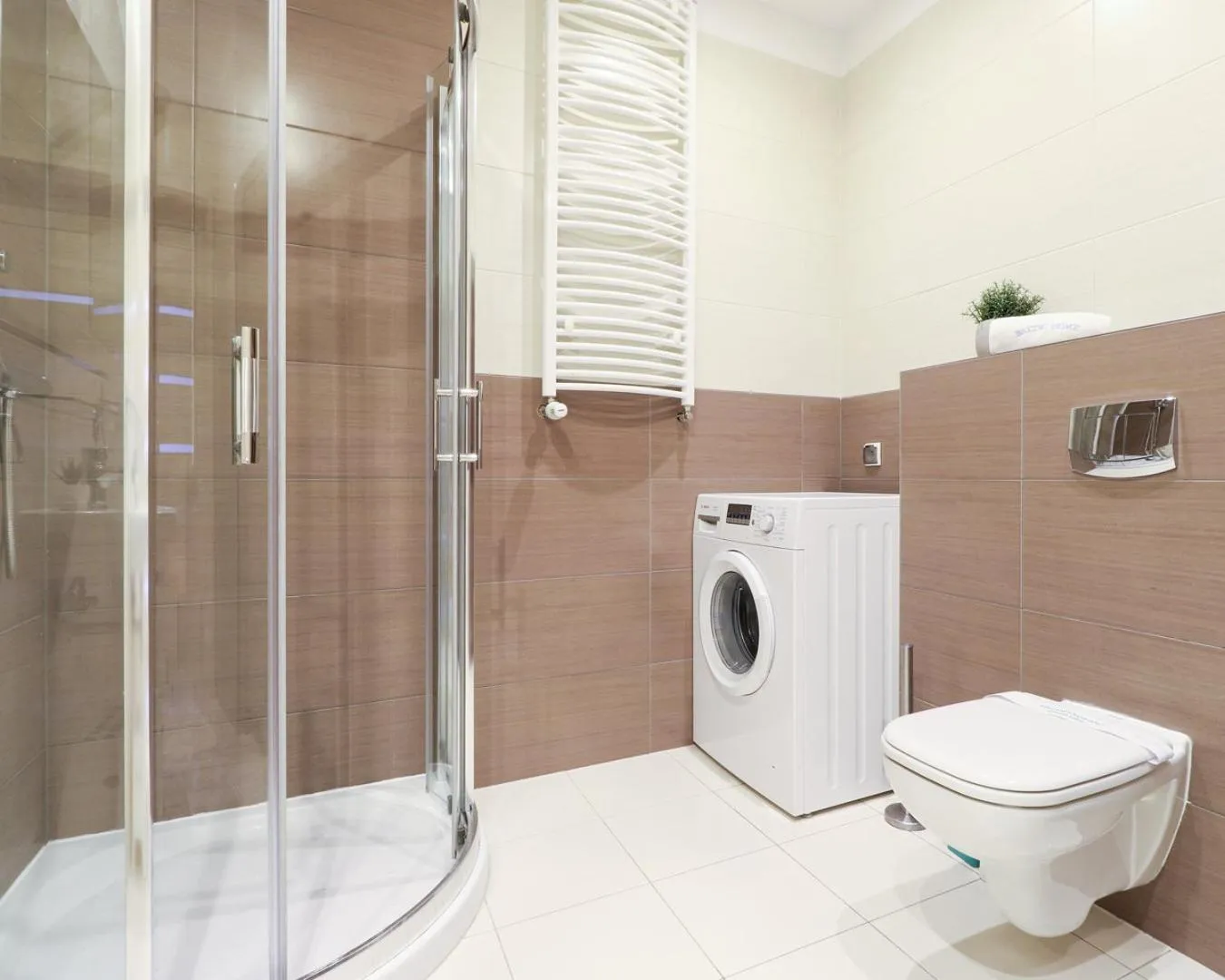 Shower in Pegaz Apartments by Baltic Home