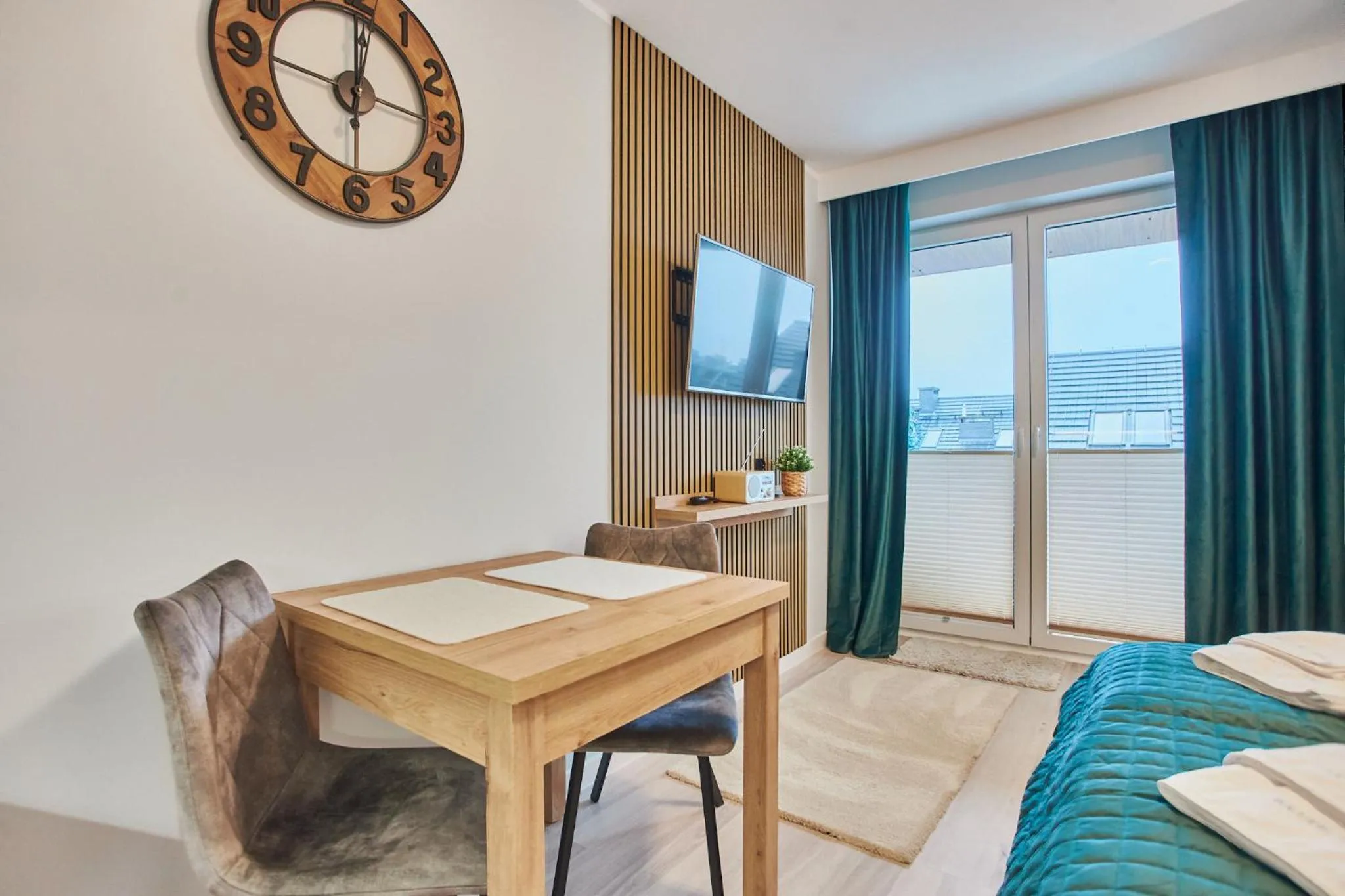 Bed in Pegaz Apartments by Baltic Home