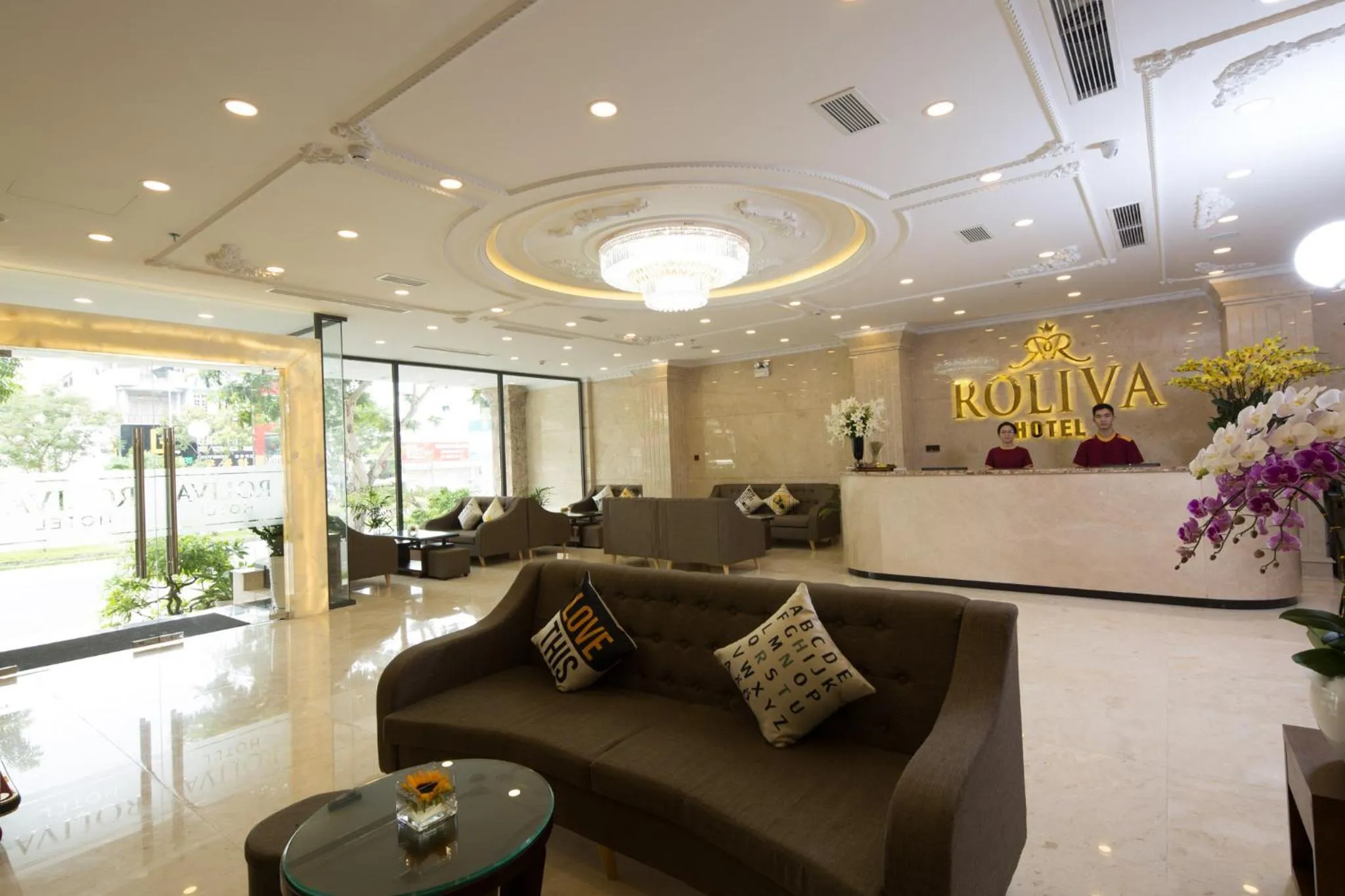 Lobby or reception in Roliva Hotel & Apartment Danang